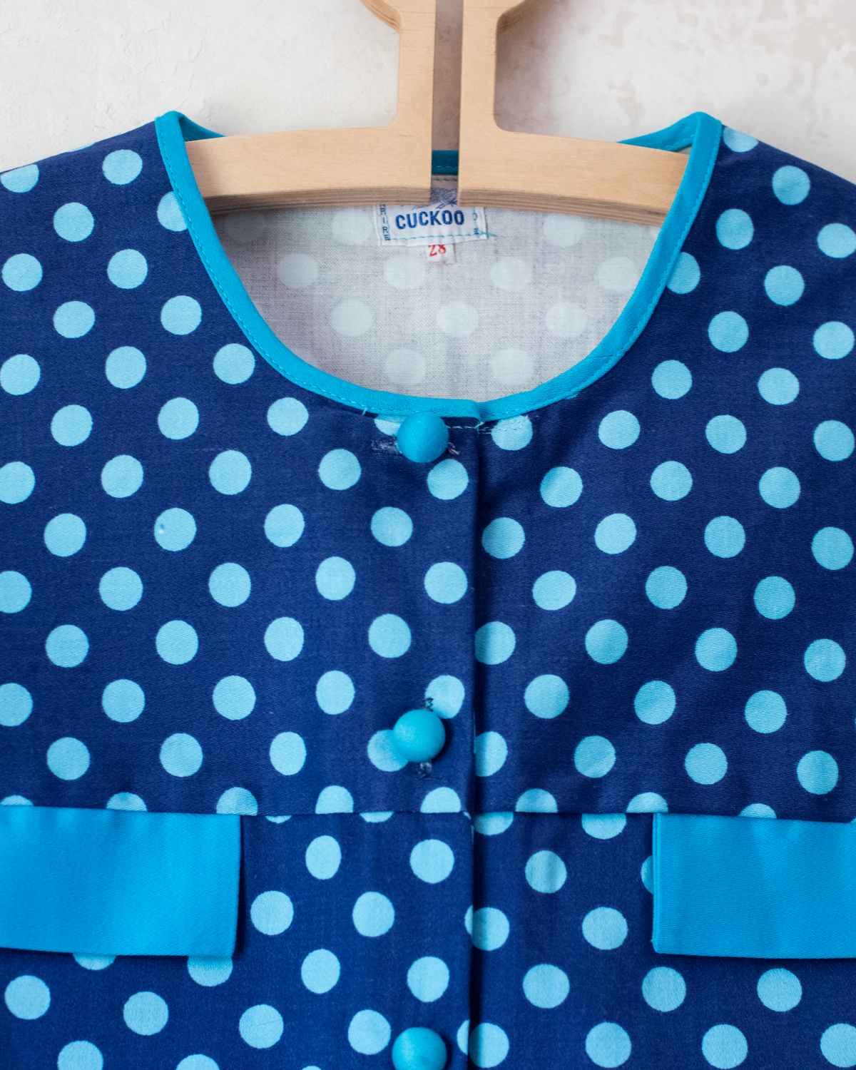 Blue Polka Dot Suit | Deadstock from the Seventies | 7-8 Years 
