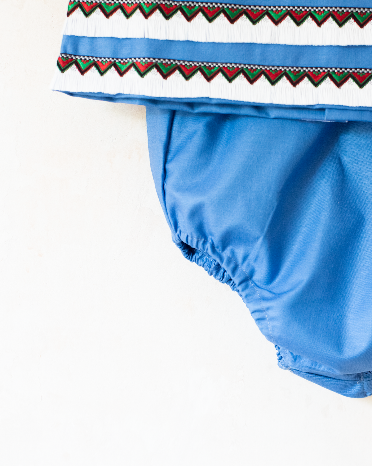 Light blue sailor set with gold anchor | Parisian dead stock from the sixties | 2-3 years