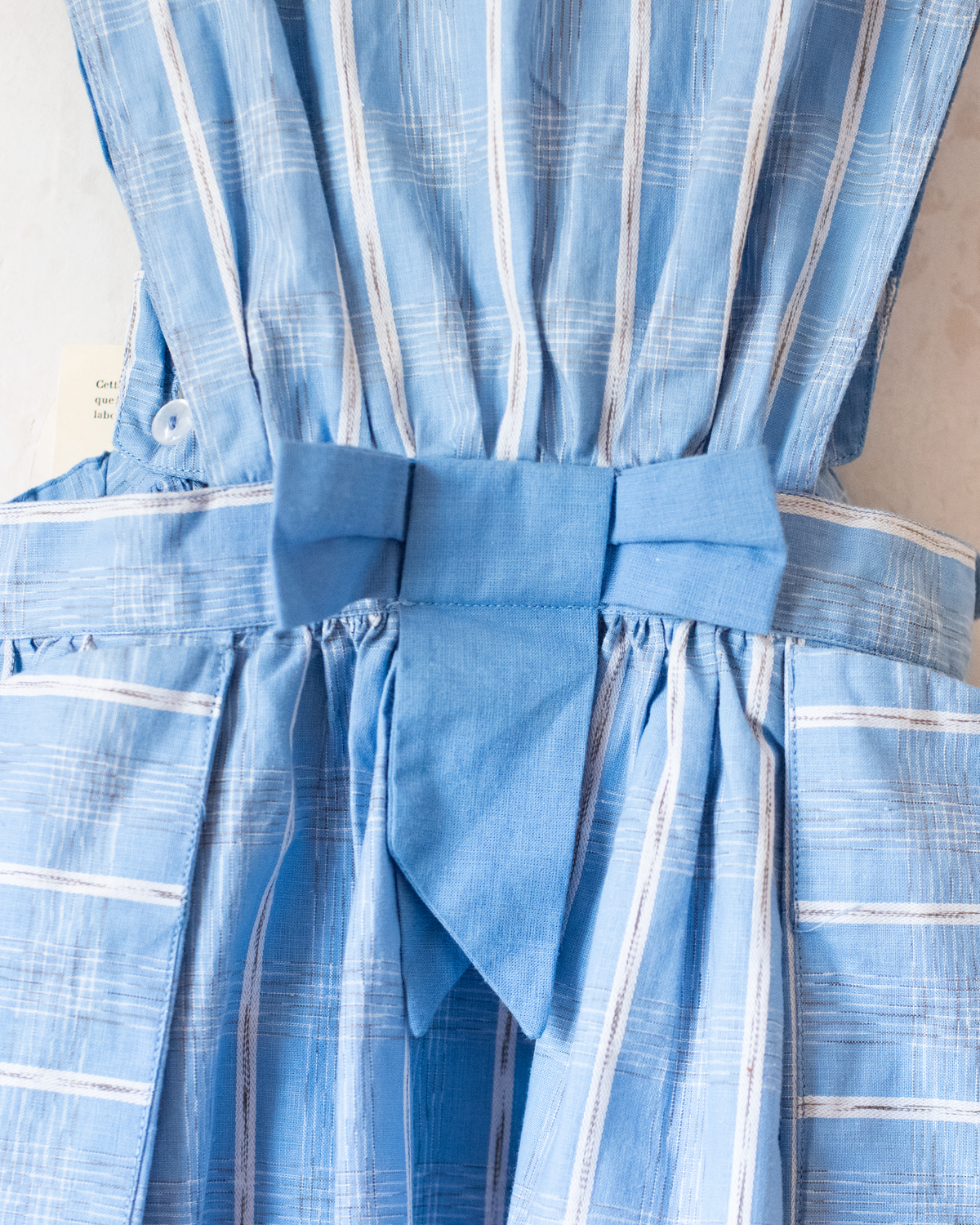 French pinafore from the sixties | Deadstock | 7-8 years