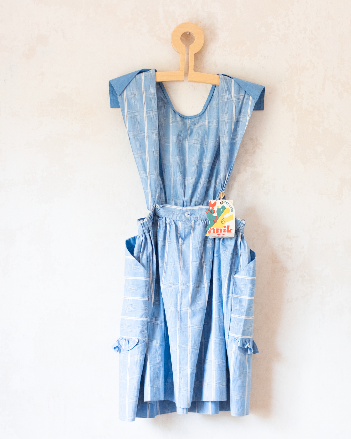 French pinafore from the sixties | Deadstock | 7-8 years