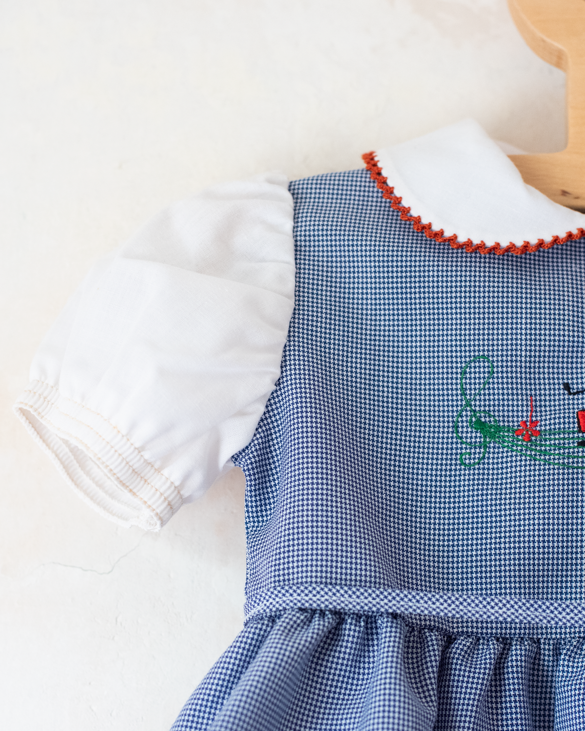 Spanish dress with embroidered dancing boy | 9-12 months