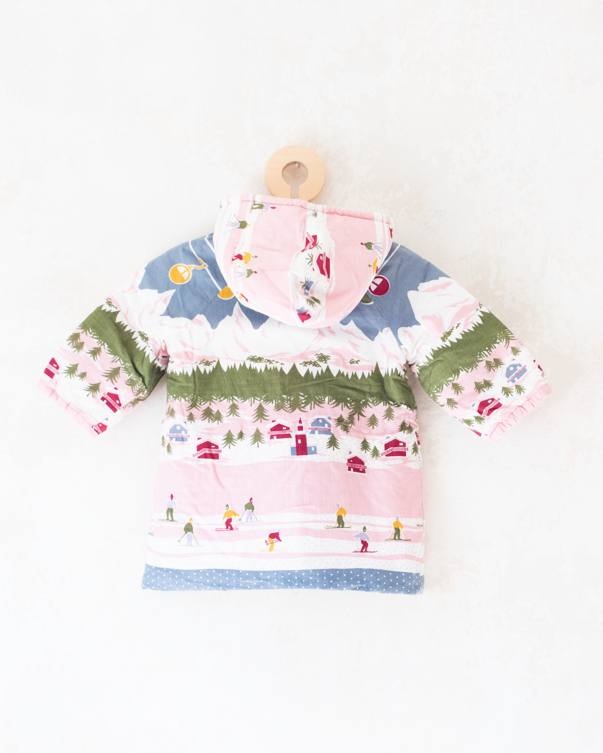 Paris Fleece Jacket with Snowy Print | 12-18 Months
