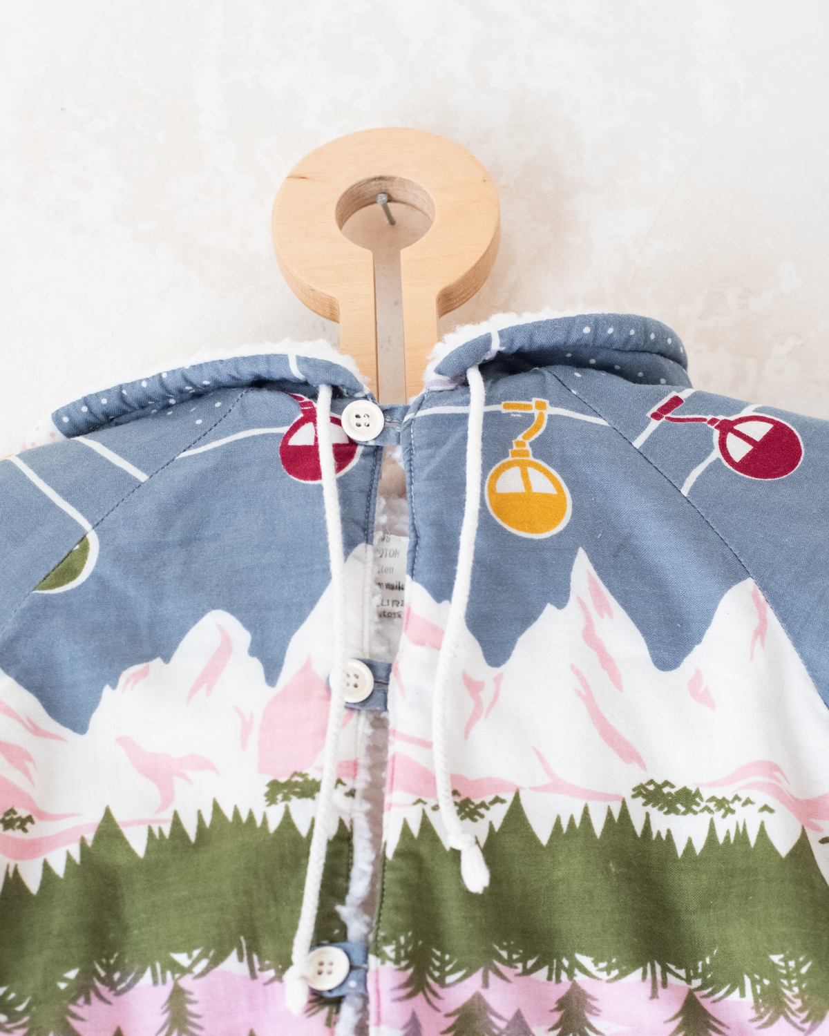 Paris Fleece Jacket with Snowy Print | 12-18 Months