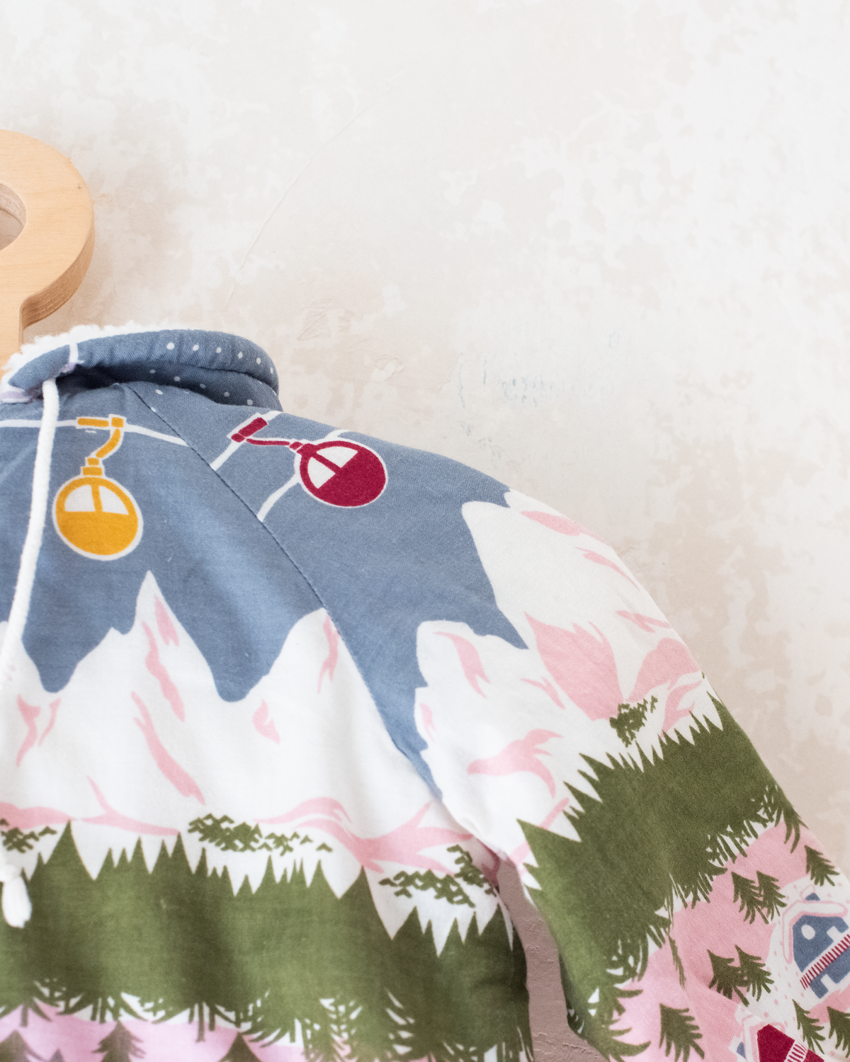 Paris Fleece Jacket with Snowy Print | 12-18 Months