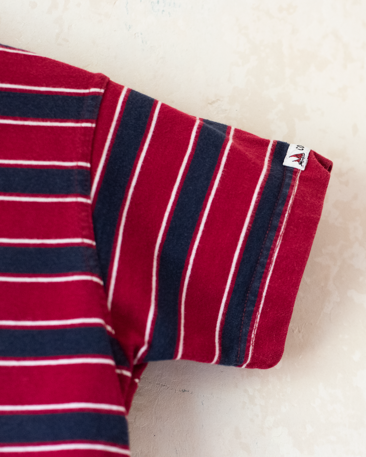 Striped T-shirt with Tintin embroidery | 4-5 years