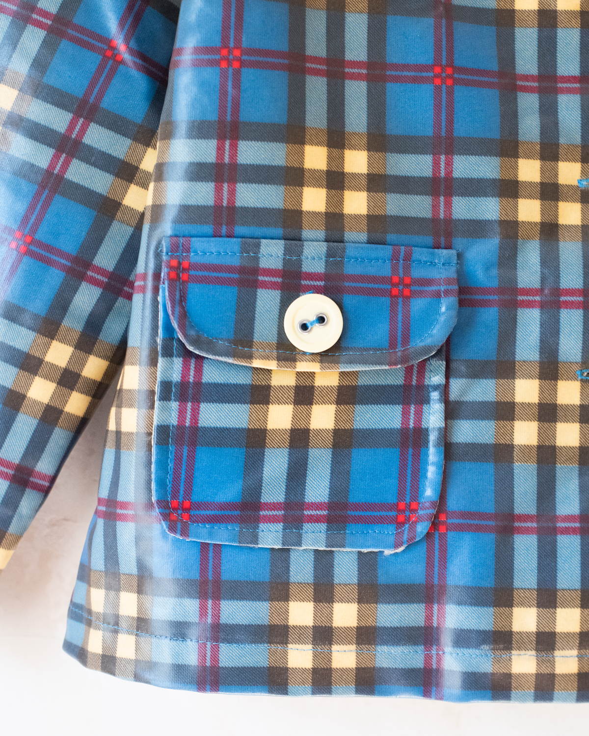 Plaid raincoat from Portugal | 8-9 years