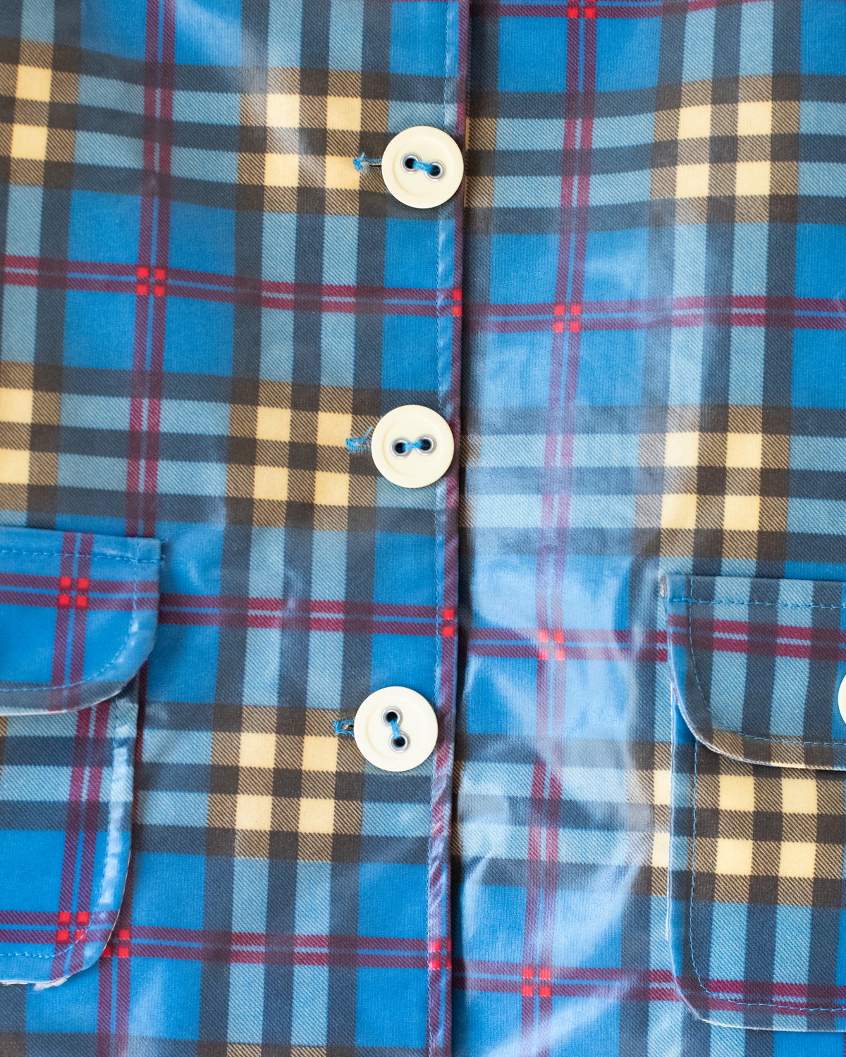 Plaid raincoat from Portugal | 8-9 years