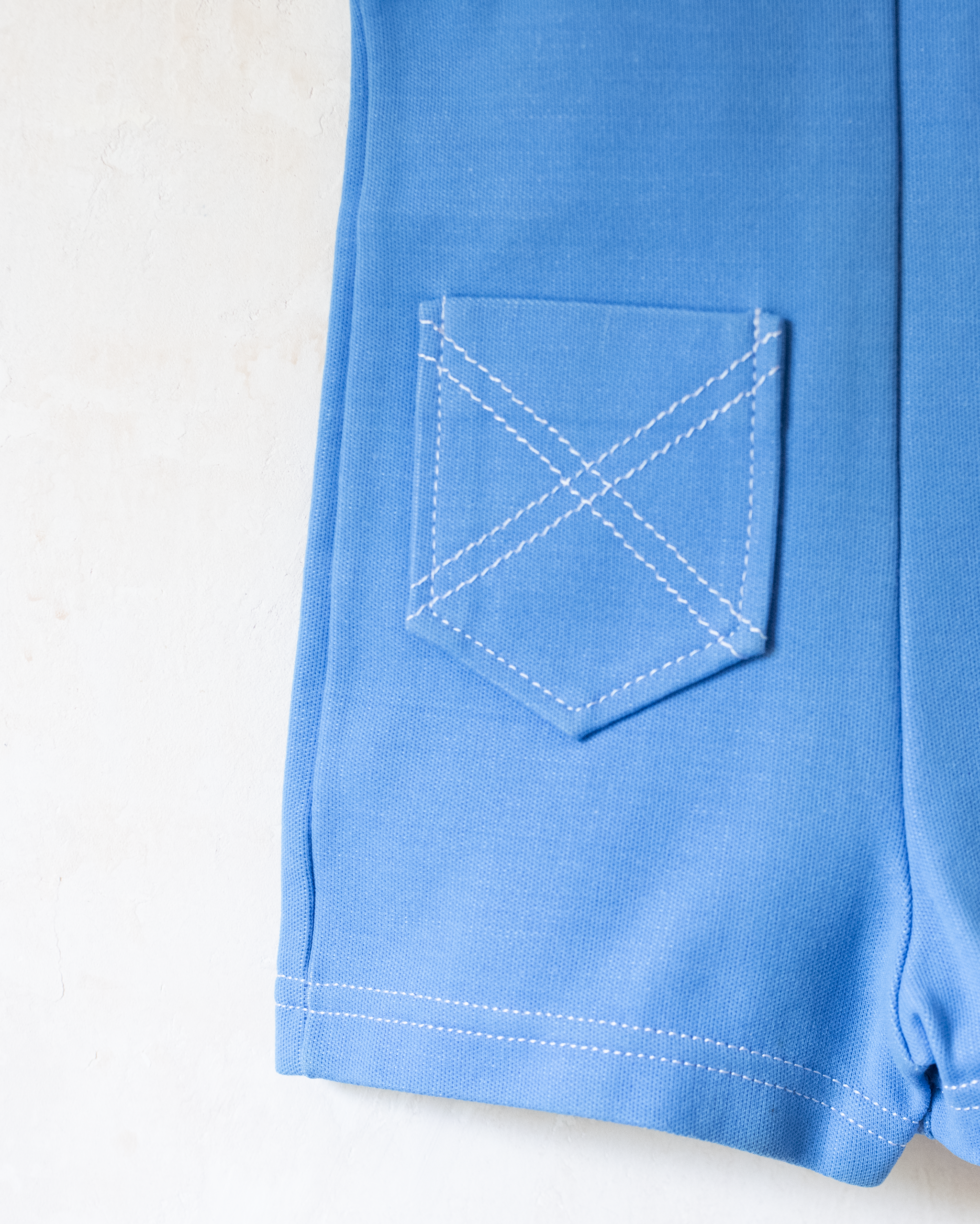 אוברול צרפתי תכלת מהסיקסטיז | 9-12 חודשים