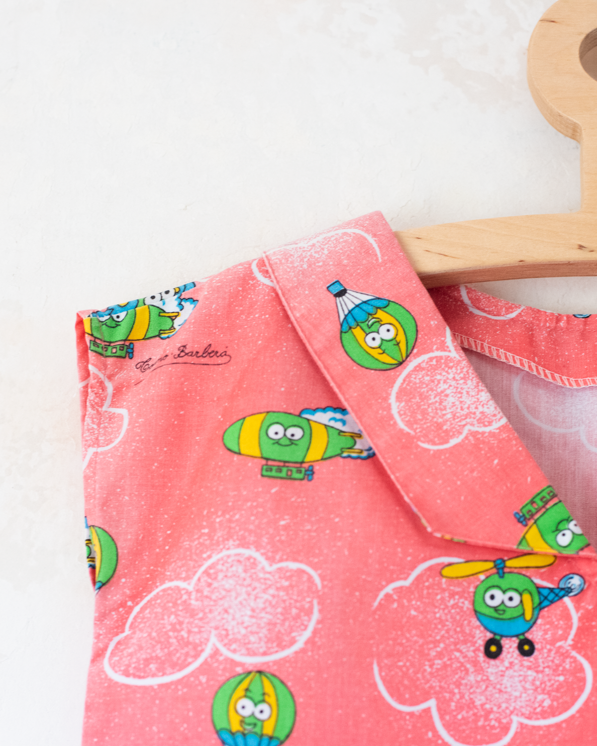 Pink Tank Top with Hot Air Balloons | Spanish Dead Stock | 5-6 Years