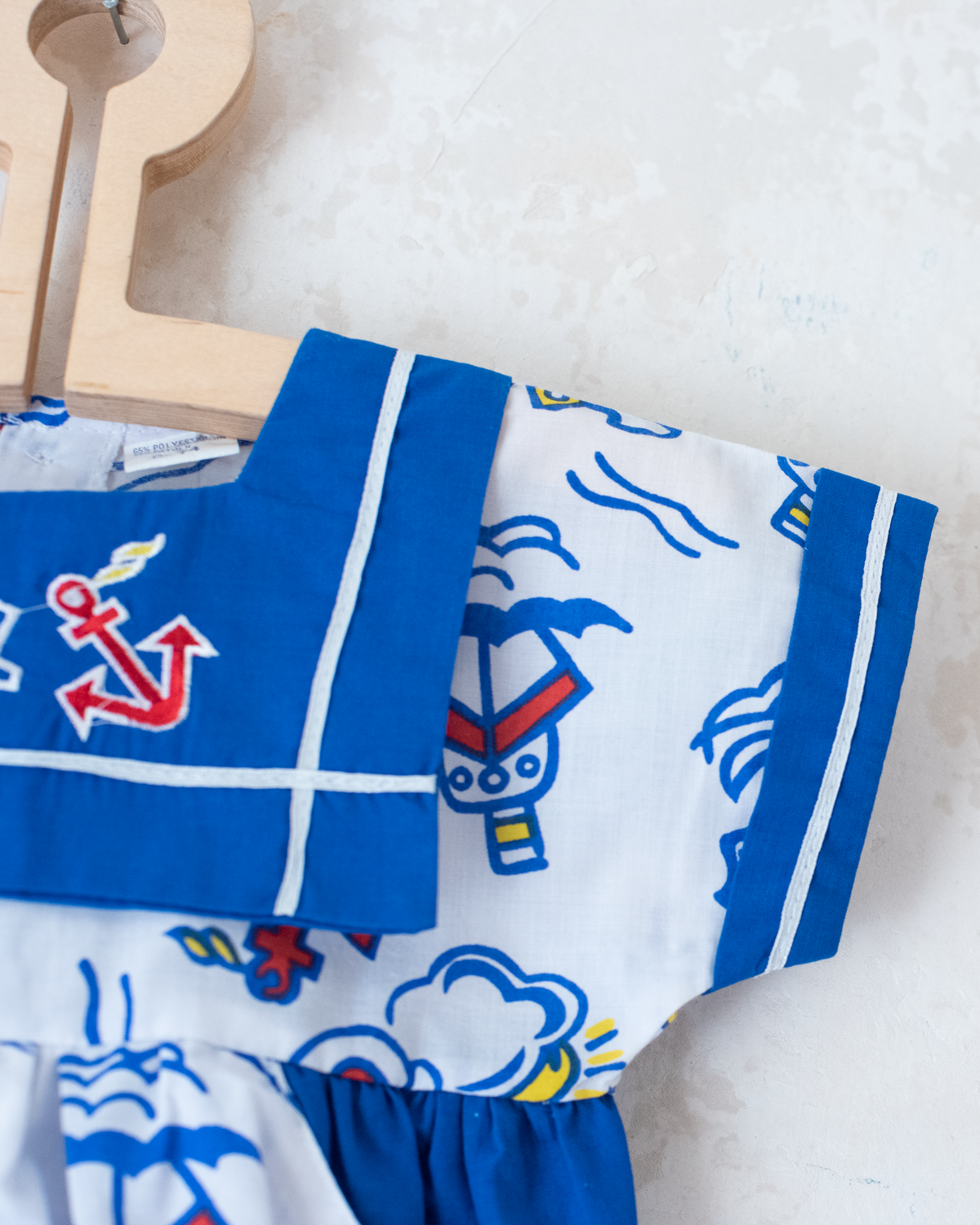 Colorful sailor overalls | 6-9 months