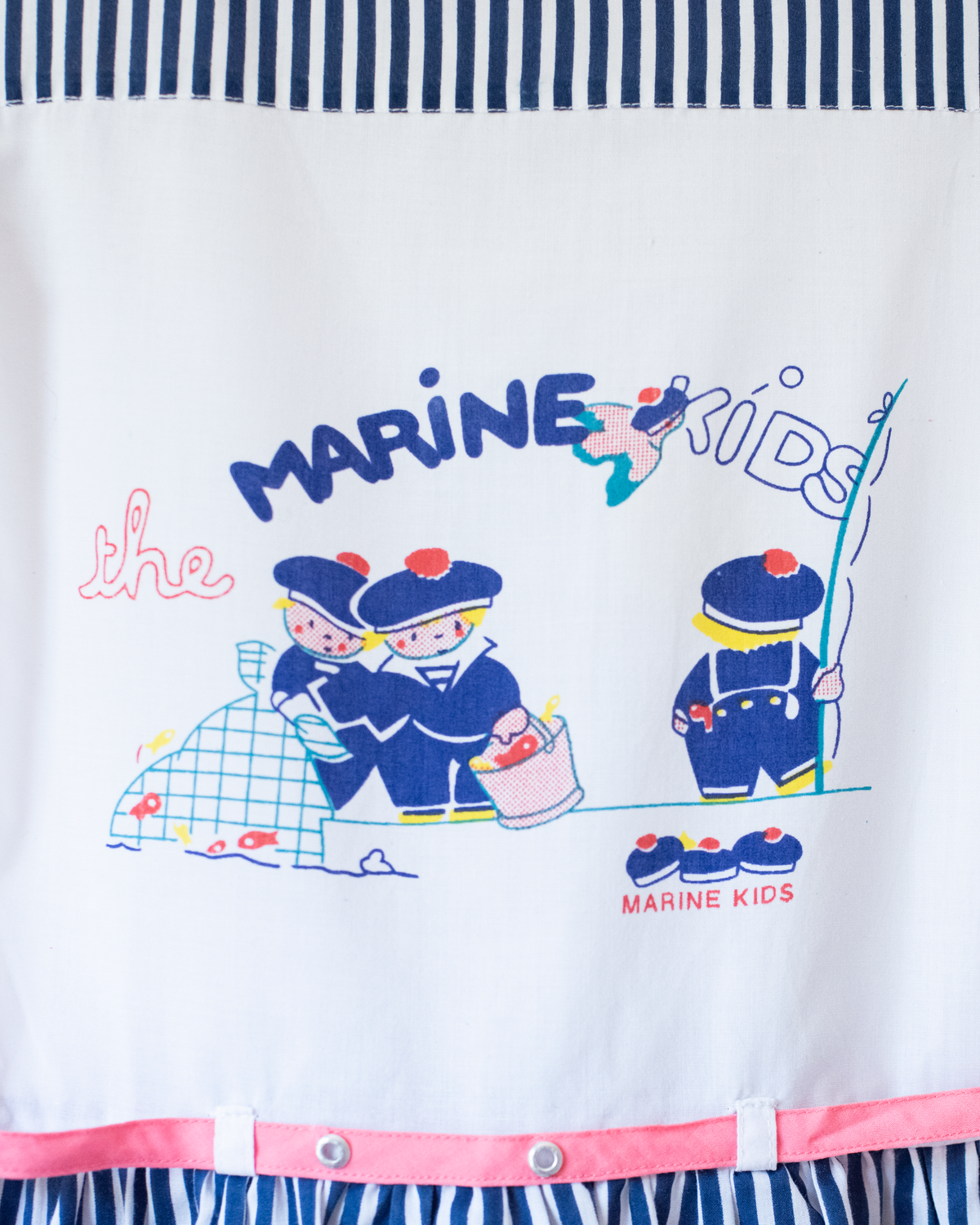 Sailor dress with stripes and belt | 2-3 years