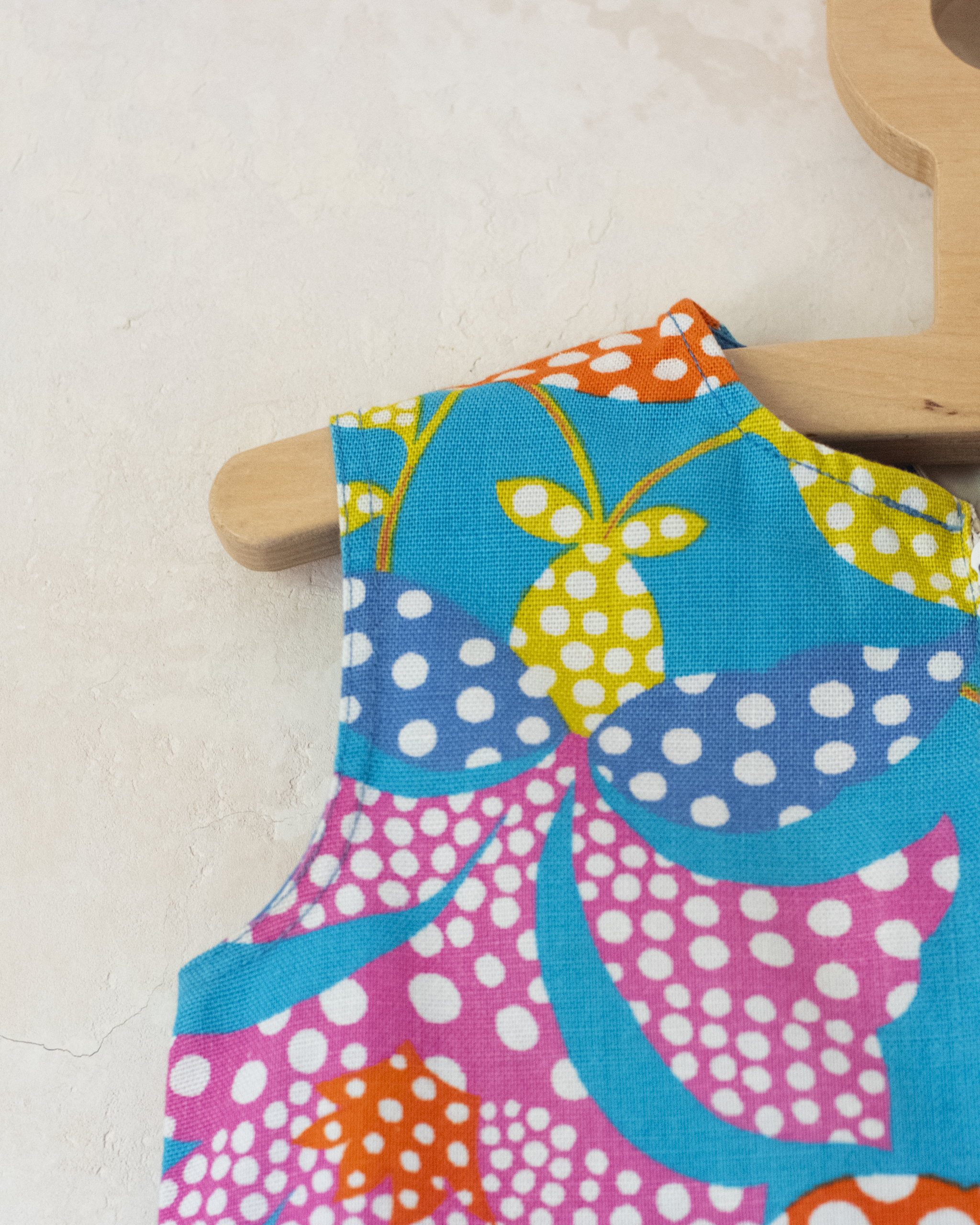 שמלה צבעונית עם נקודות | 2-3 שנים