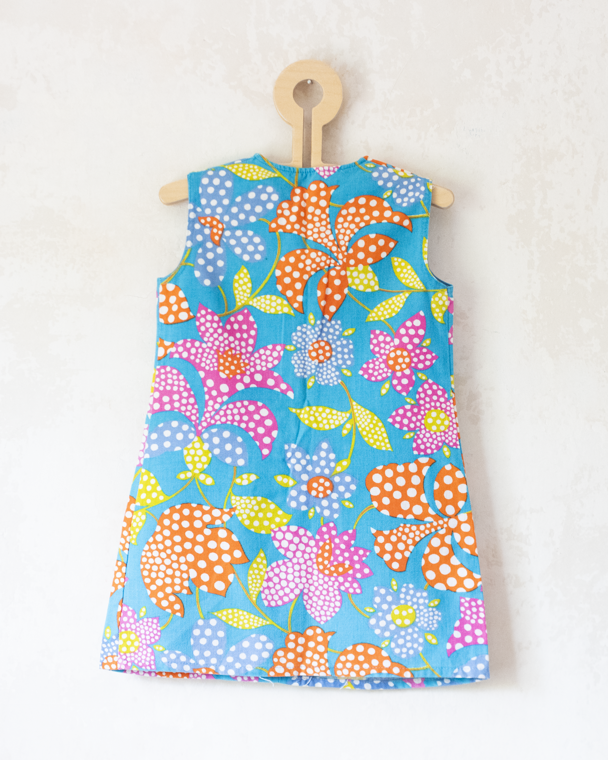 שמלה צבעונית עם נקודות | 2-3 שנים