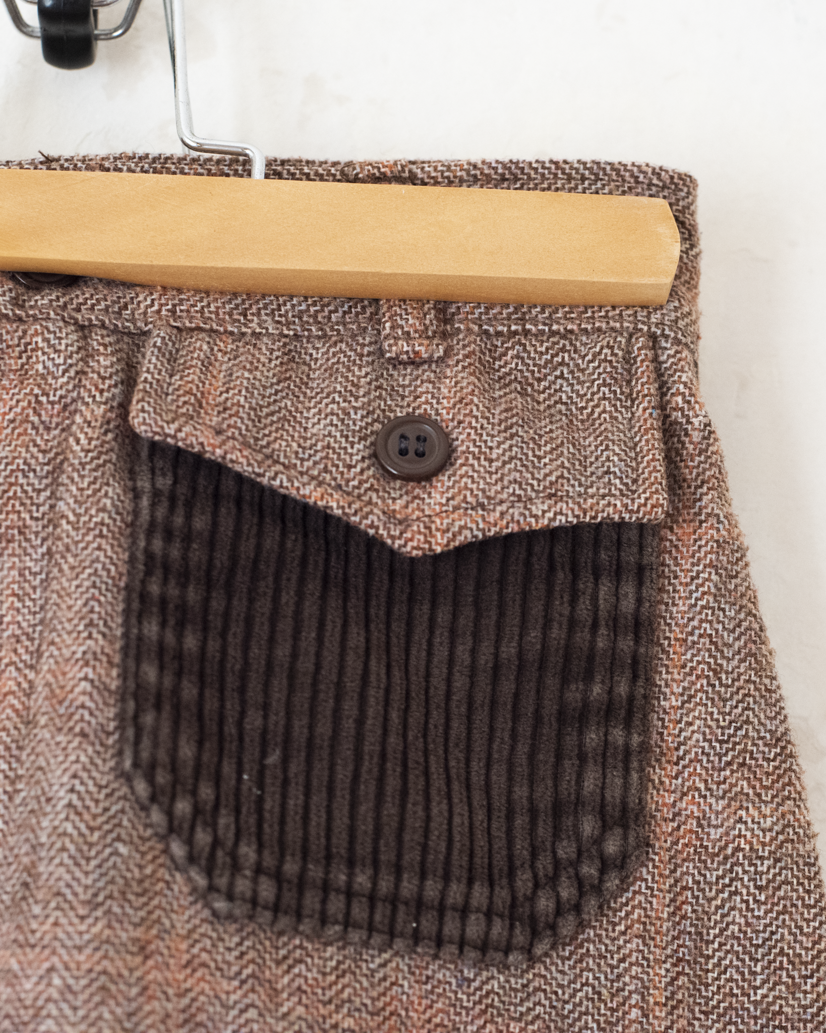 חצאית צמר בשילוב קורדרוי | 4-5 שנים