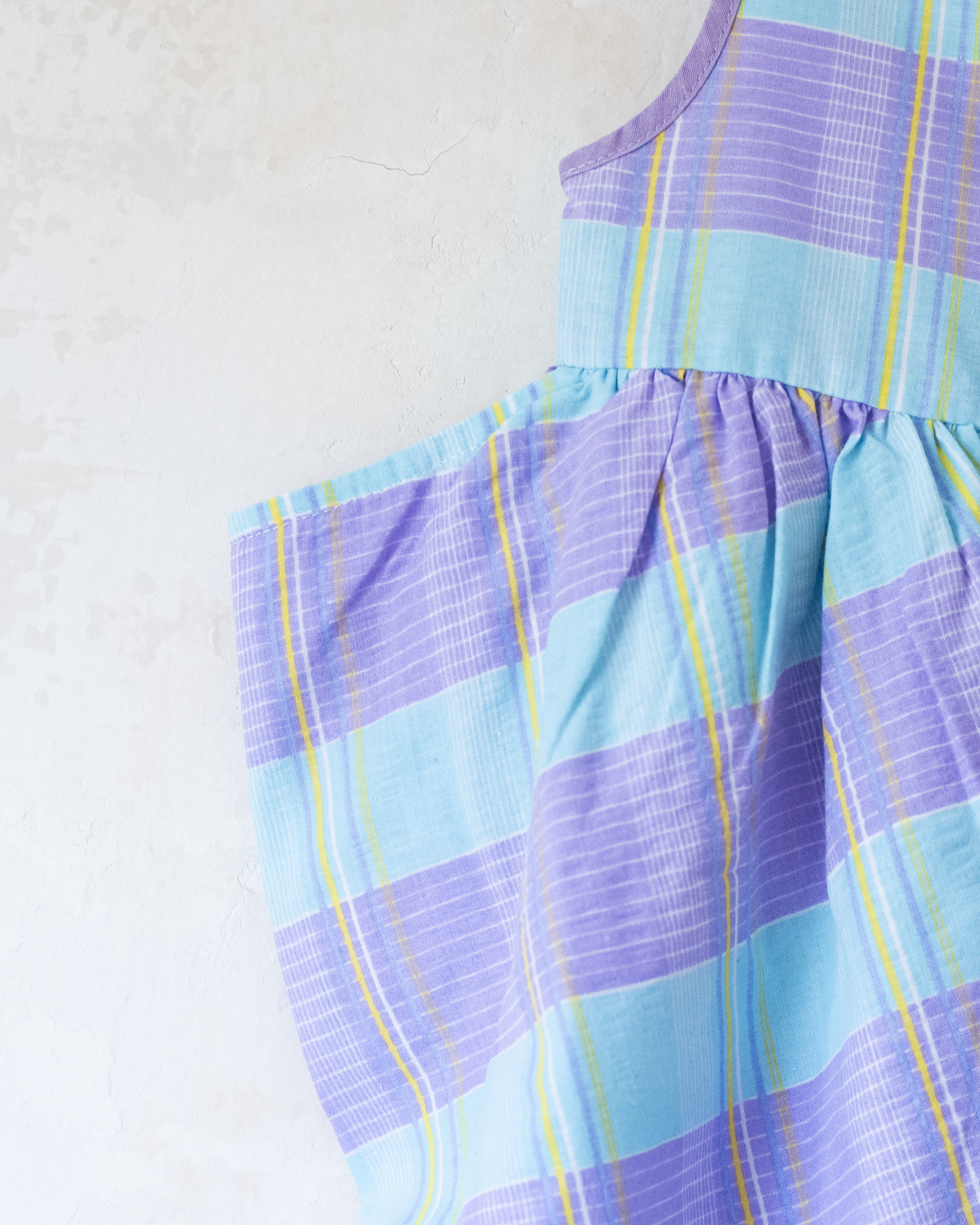 אוברול צבעוני משובץ מהאייטיז | 6-9 חודשים