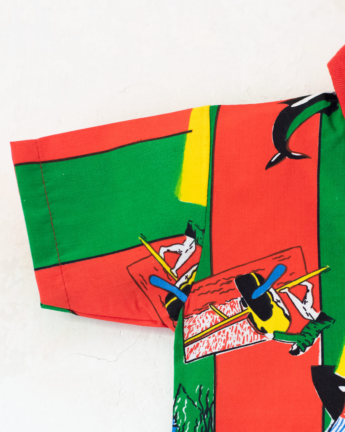Colorful button-down shirt with summer prints | 9-12 months