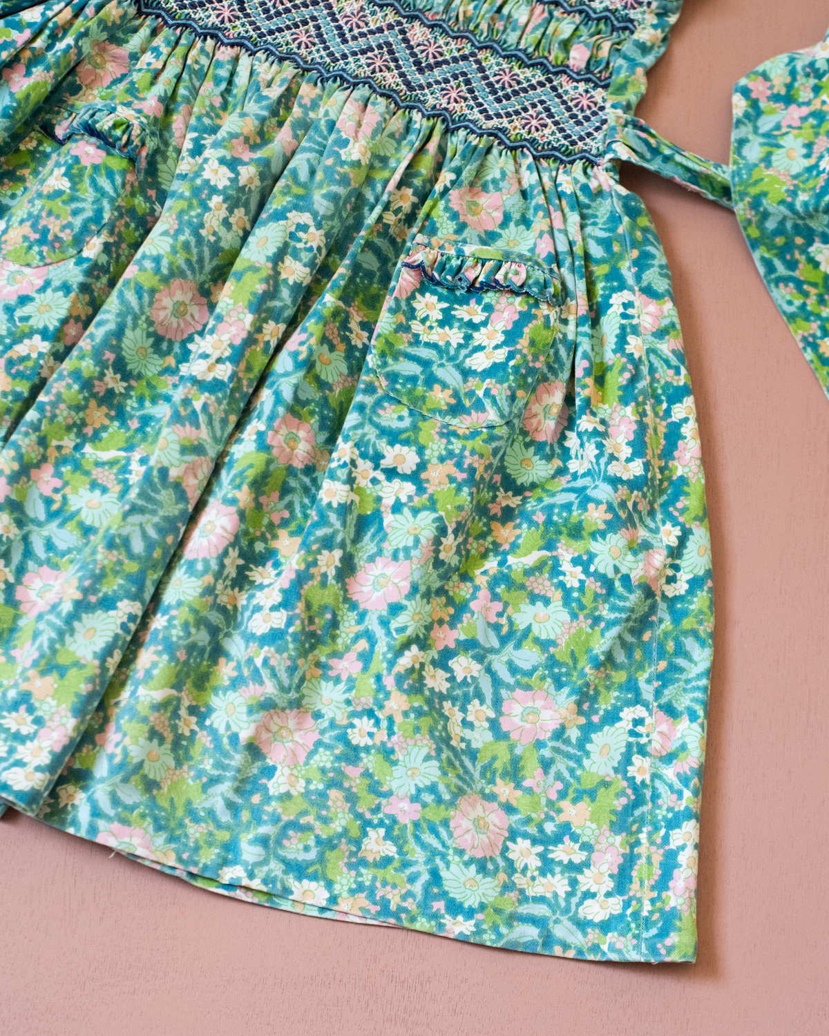 Floral smocked dress | 3-4 years