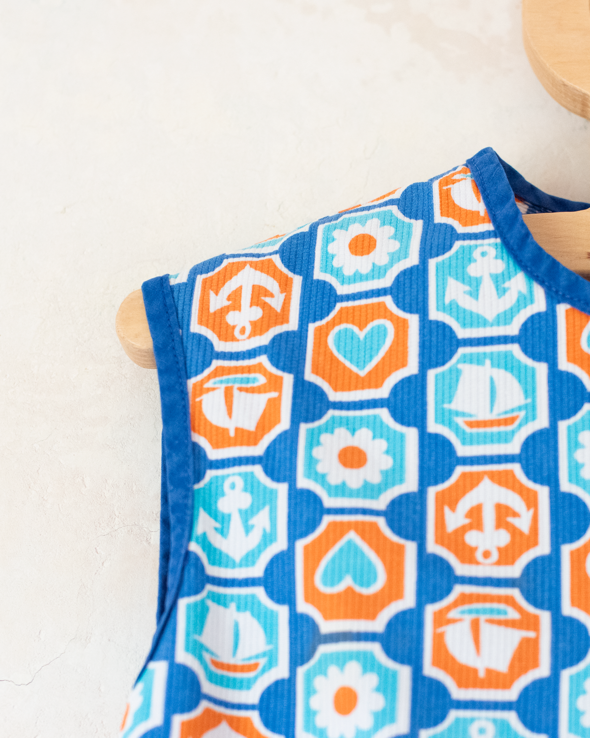 Sailor and flowers dress | 2-3 years
