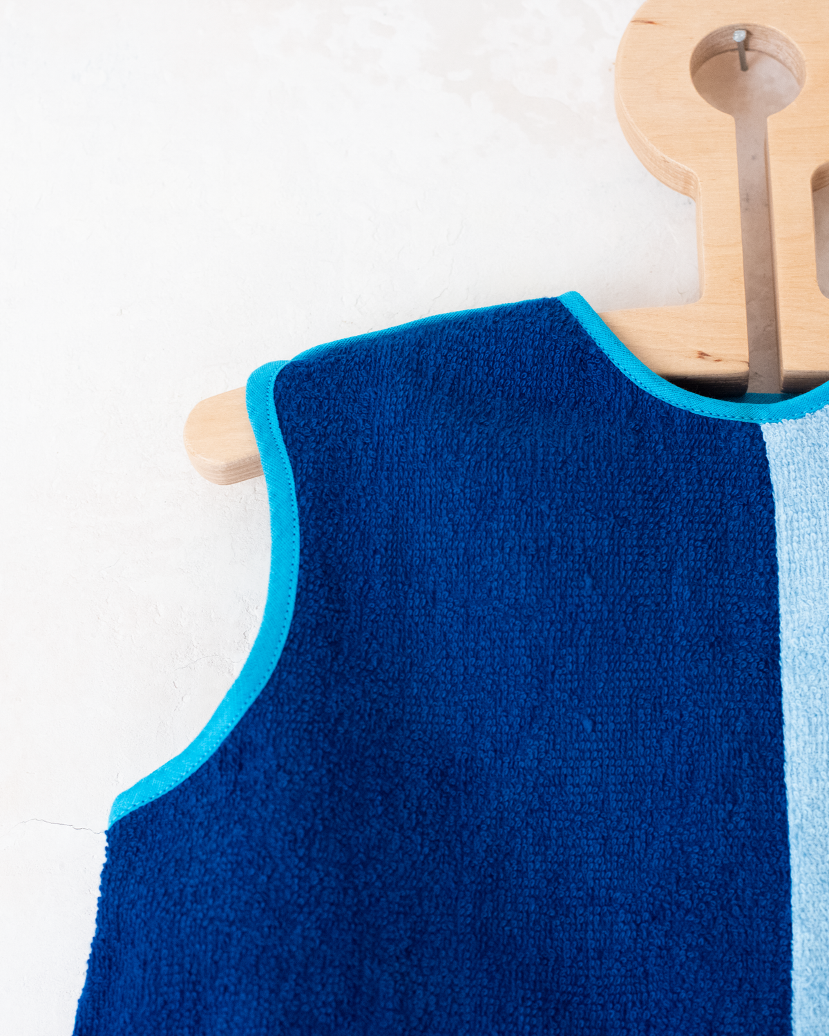 Towelling Tunic with Blue Songbird | 12-18 Months