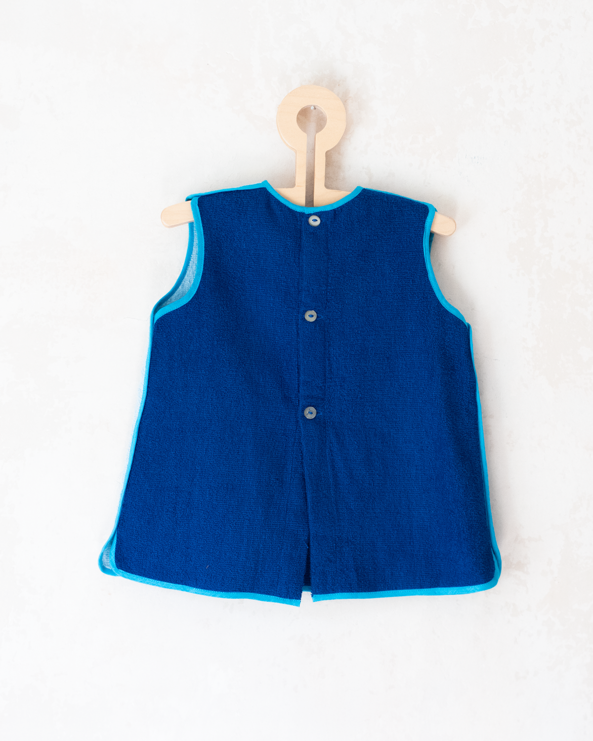 Towelling Tunic with Blue Songbird | 12-18 Months