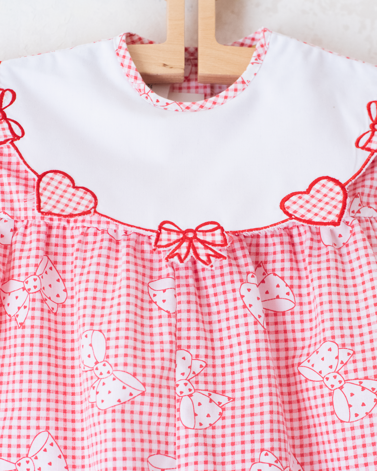 Plaid overalls with bow ties | 12-18 months 