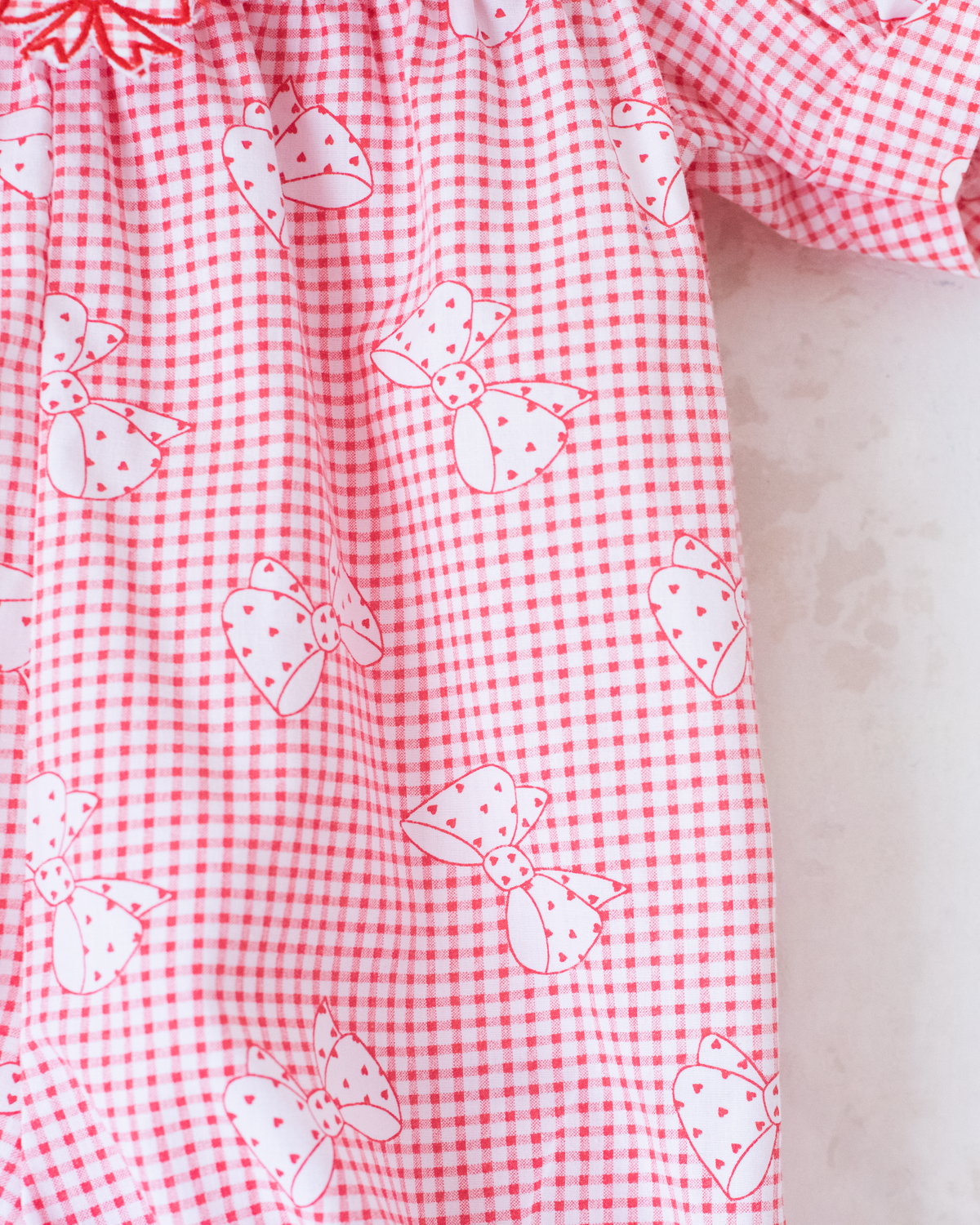 Plaid overalls with bow ties | 12-18 months 