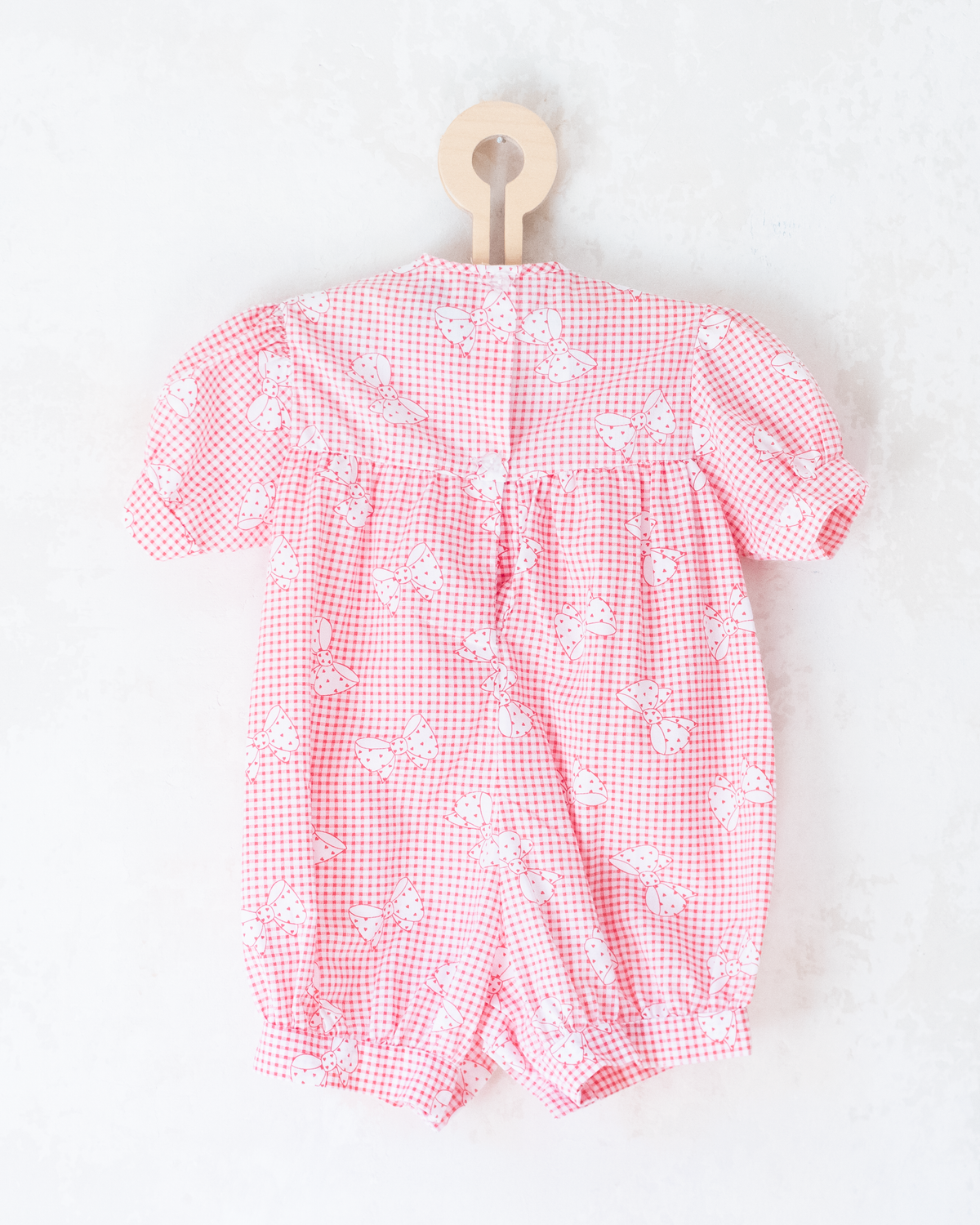 Plaid overalls with bow ties | 12-18 months 