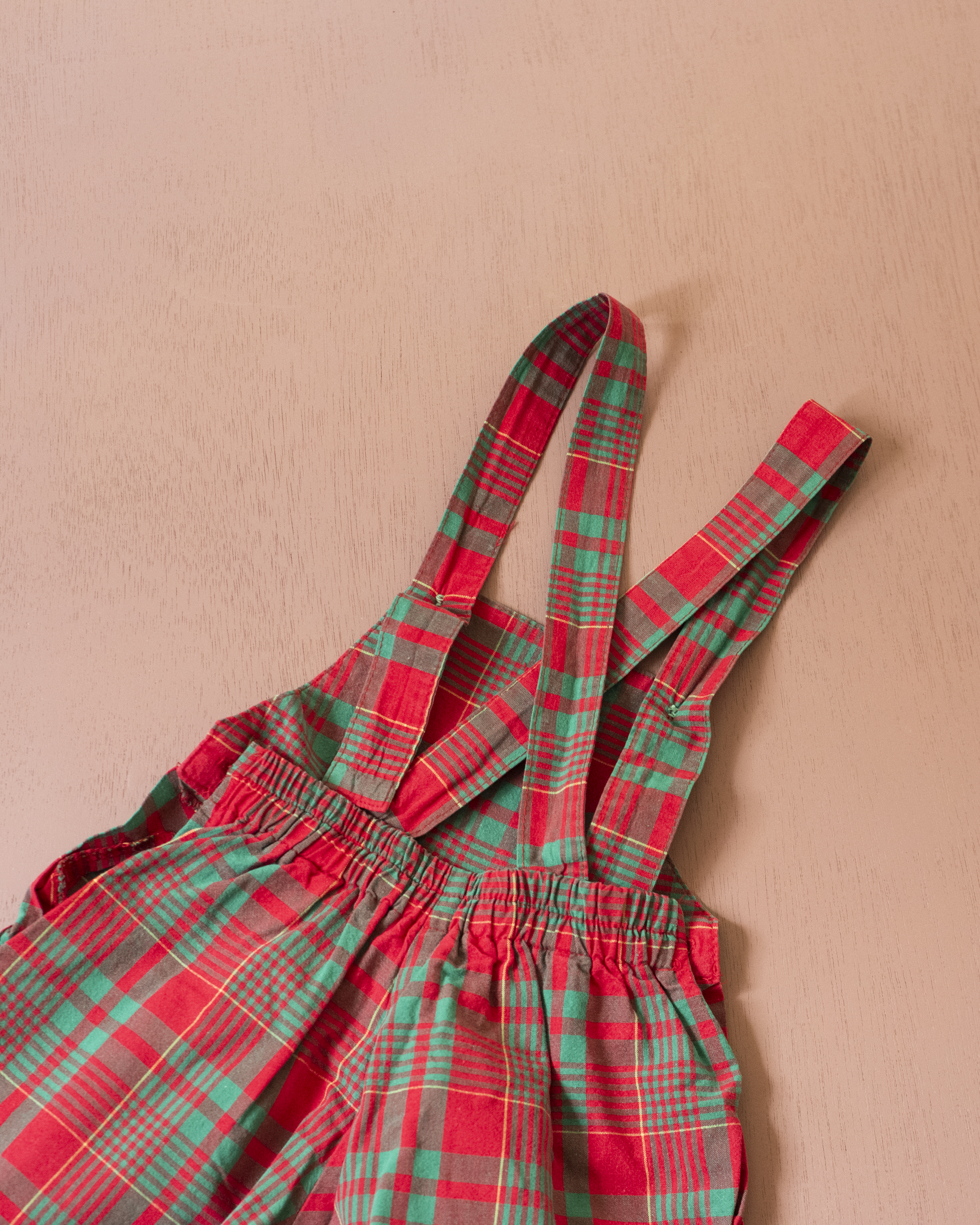 אוברול צרפתי משובץ | 2-3 שנים