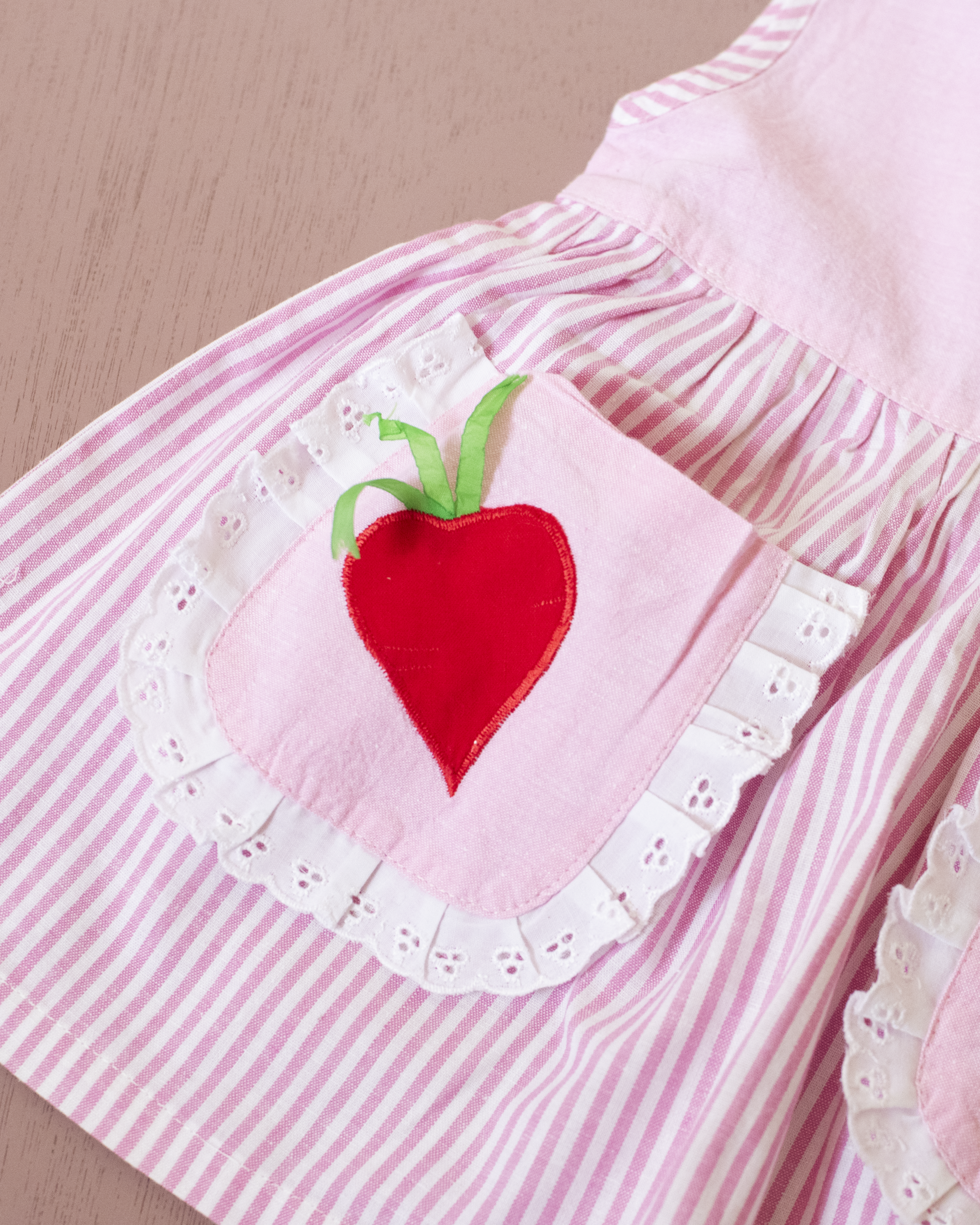 שמלה ורודה עם סלק וגזר | 9-12 חודשים