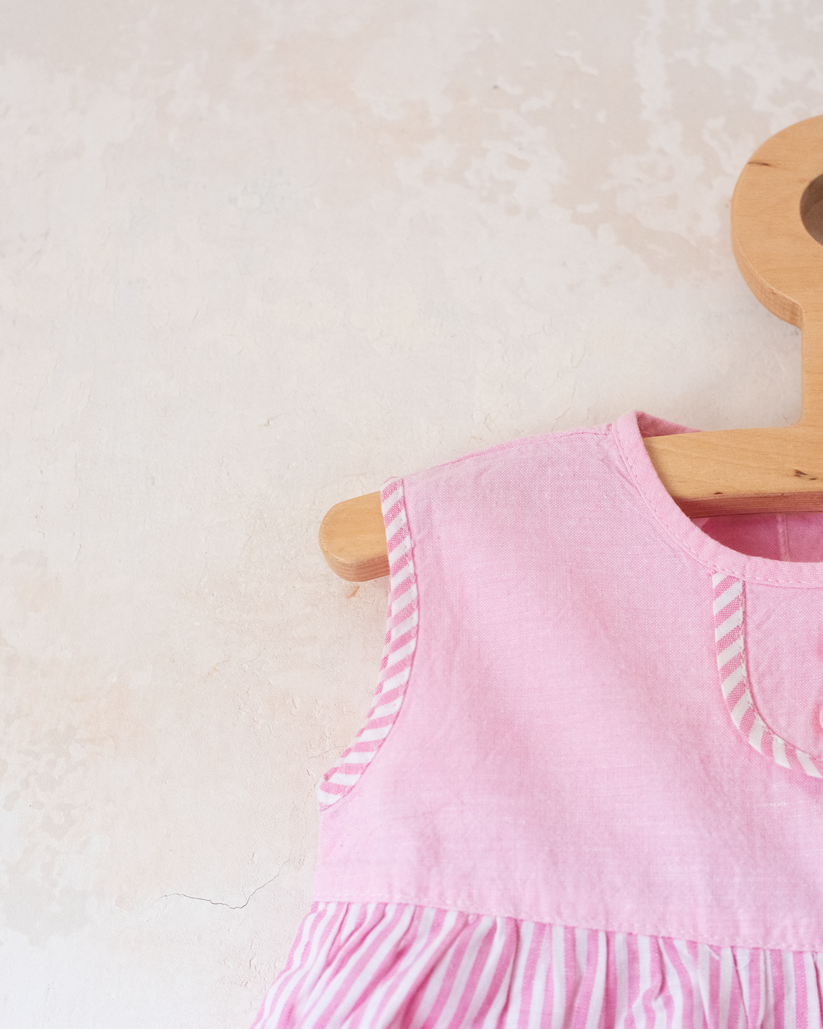 Pink dress with beetroot and carrot | 9-12 months