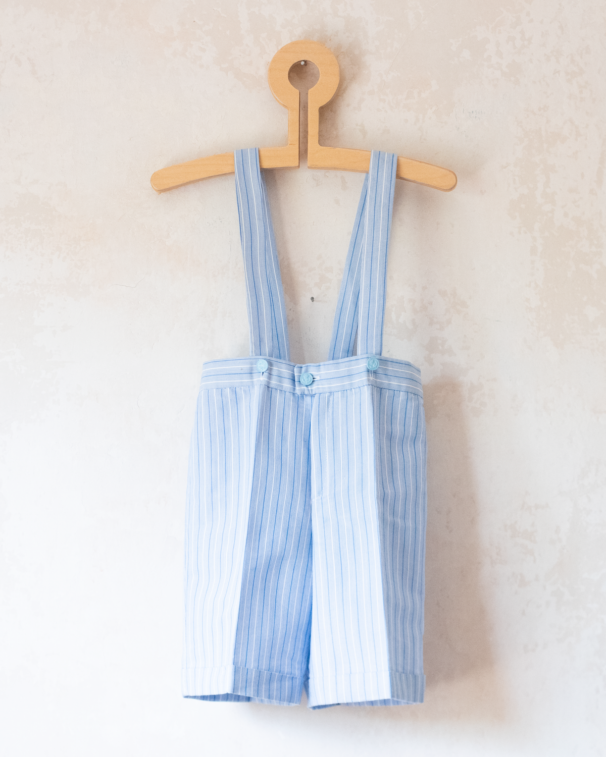 Sailor suit with light blue stripes | 12-18 months