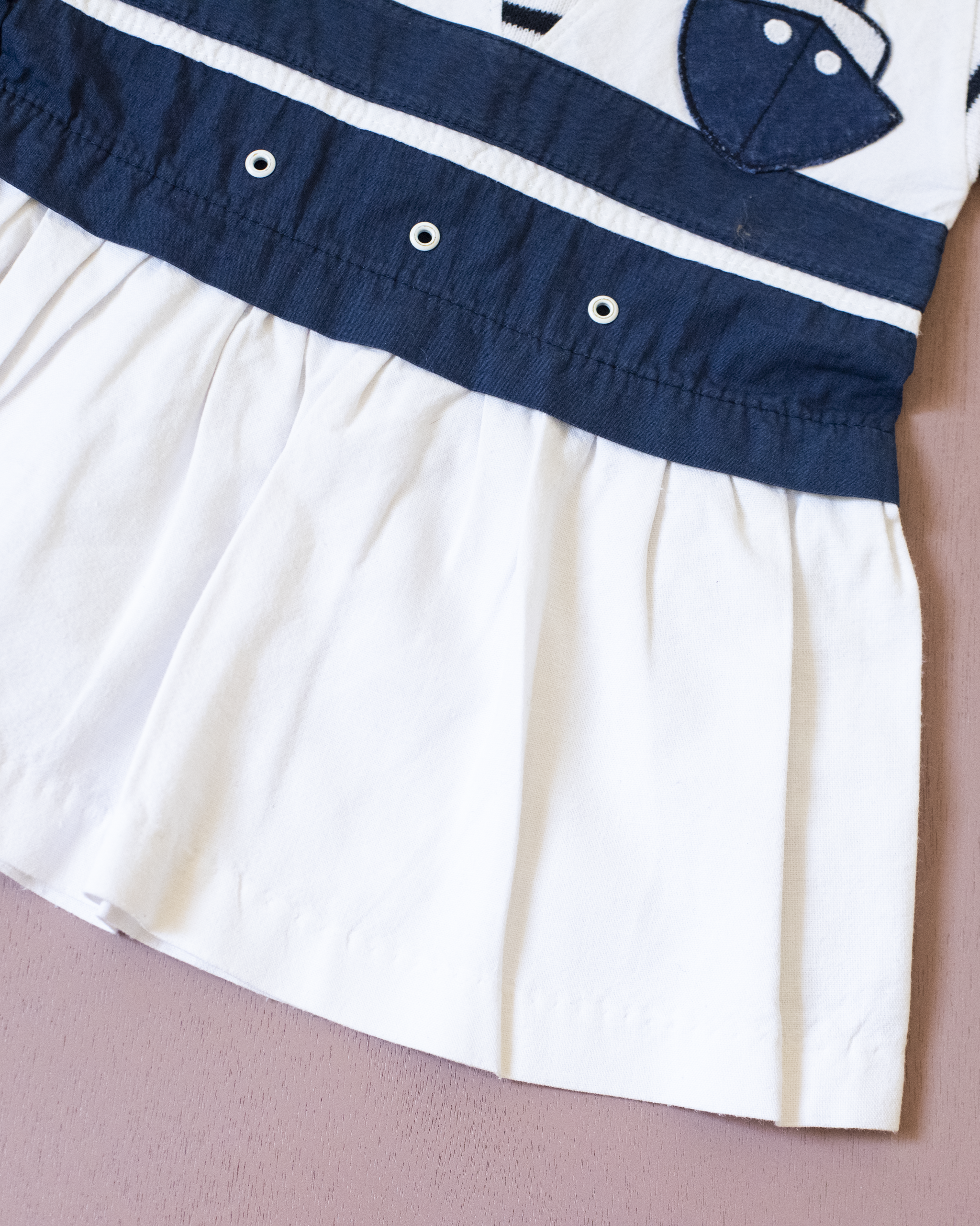 שמלת ימאים צרפתית | 6-9 חודשים