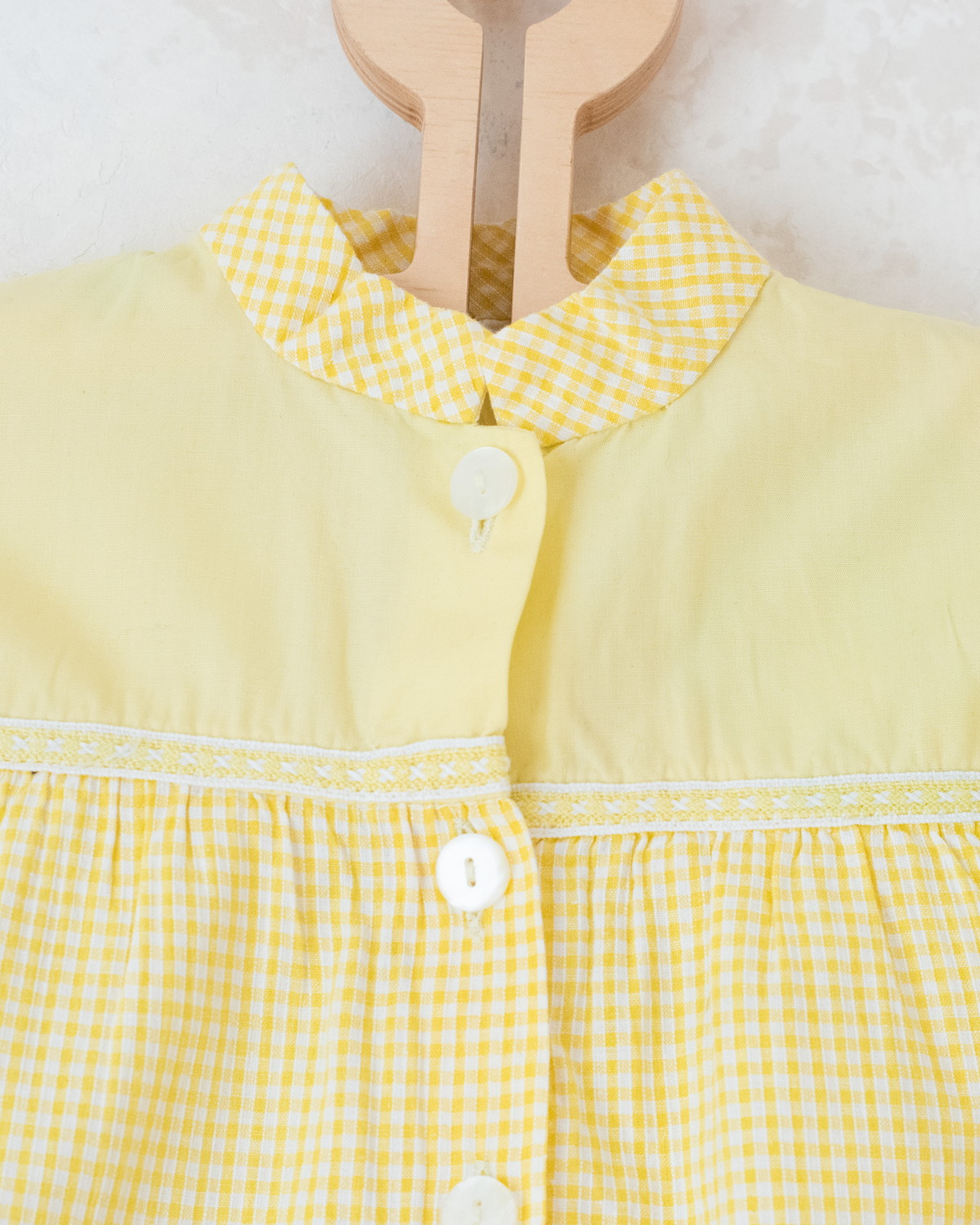 Yellow French Button-Down Shirt | 4-5 Years 