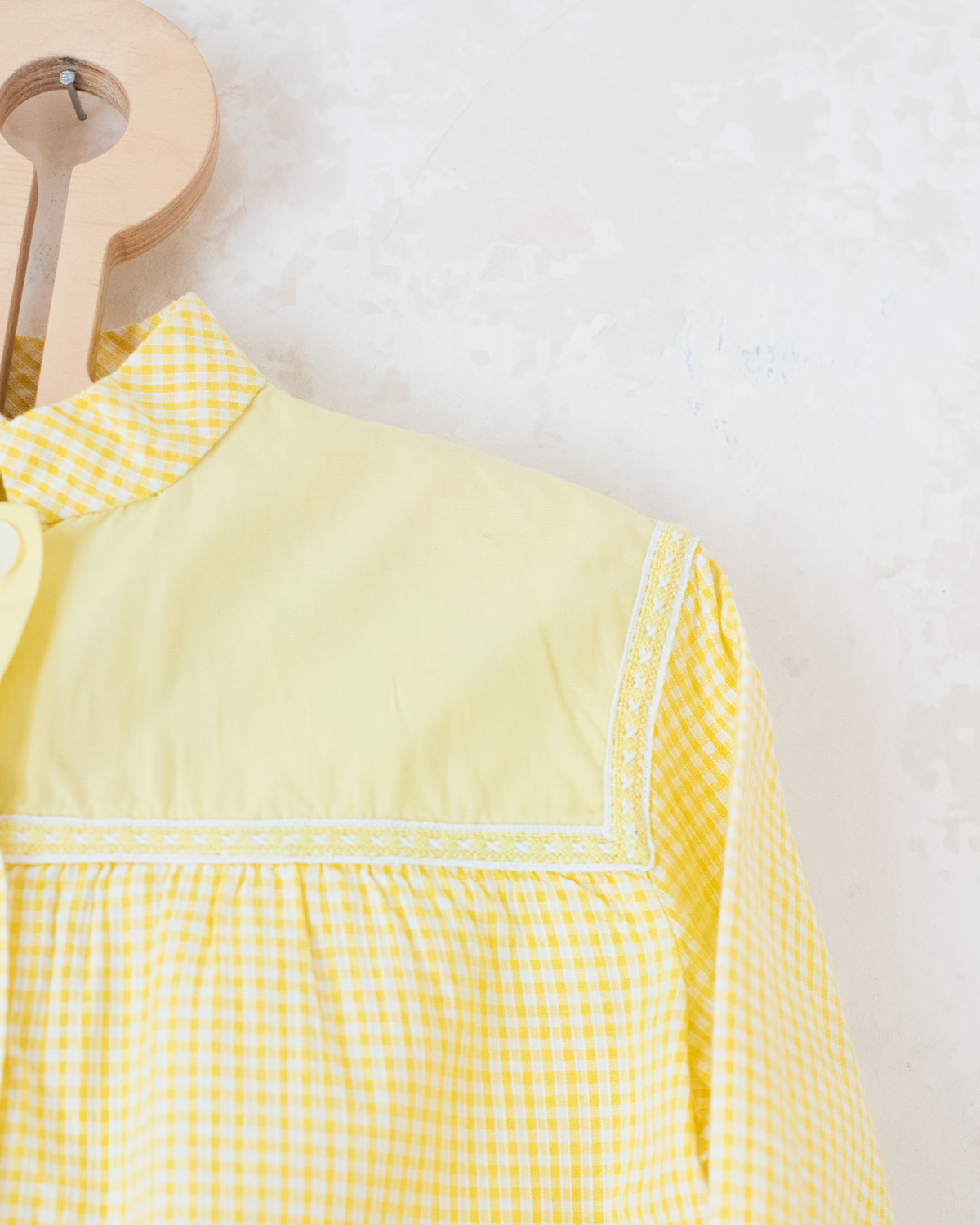 Yellow French Button-Down Shirt | 4-5 Years 