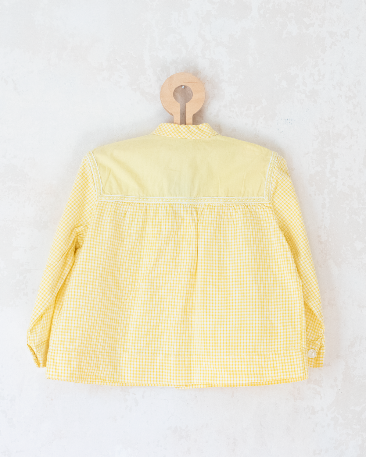 Yellow French Button-Down Shirt | 4-5 Years 