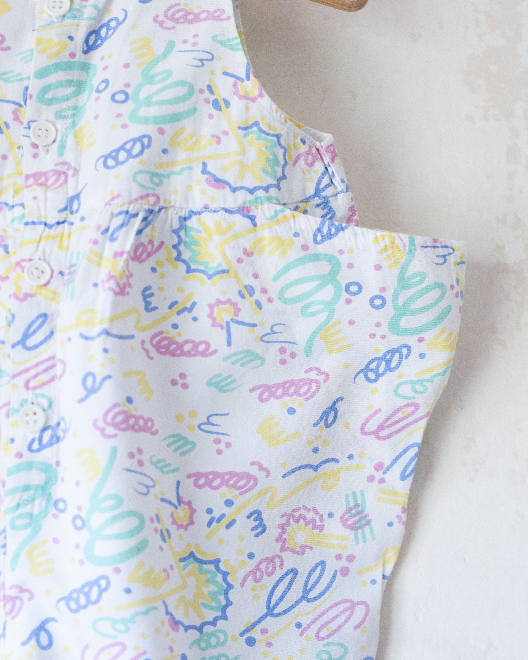 אוברול מקושקש מהאייטיז | 9-12 חודשים