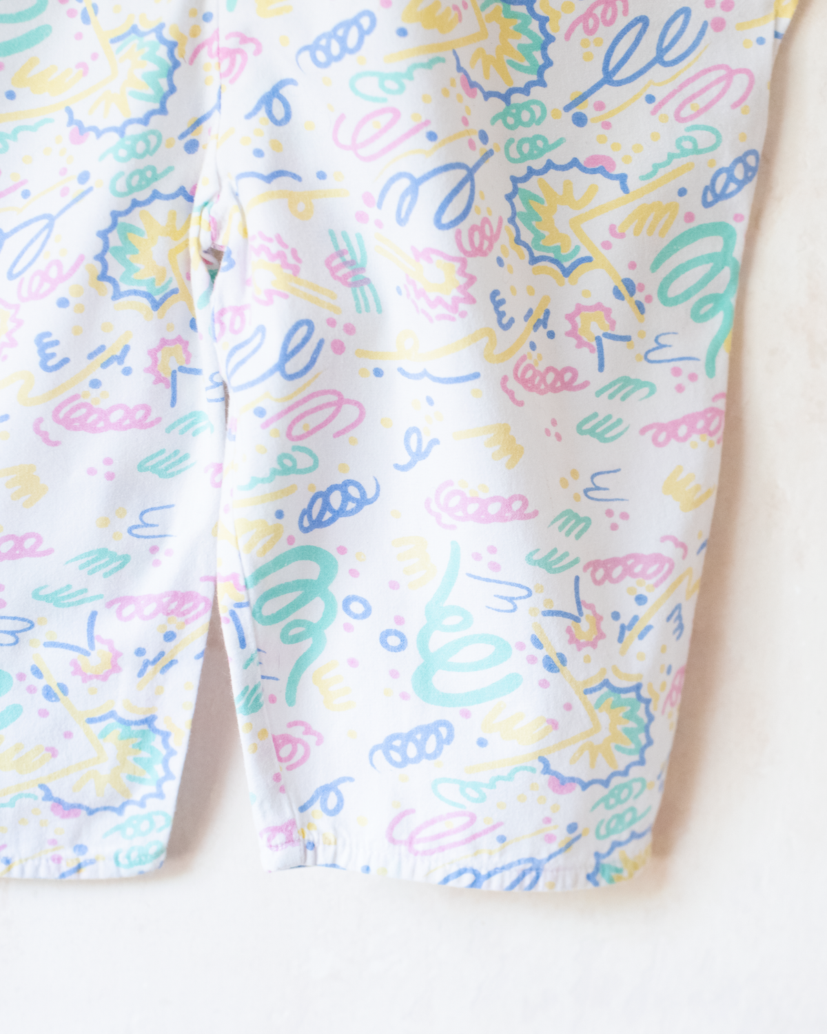 80s Patterned Overalls | 9-12 Months