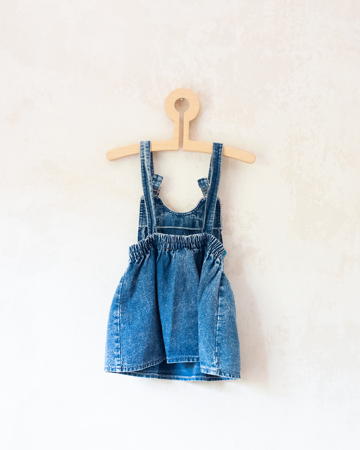 Denim sundress with car embroidery | 9-12 months