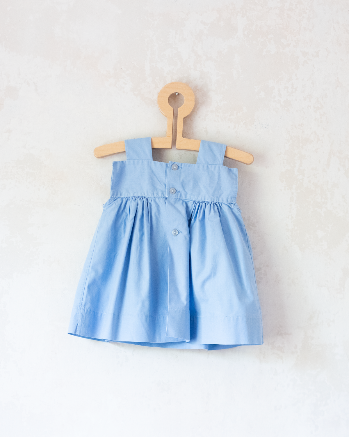 French Tunic from the Sixties with Embroidered Dogs | 12-18 Months
