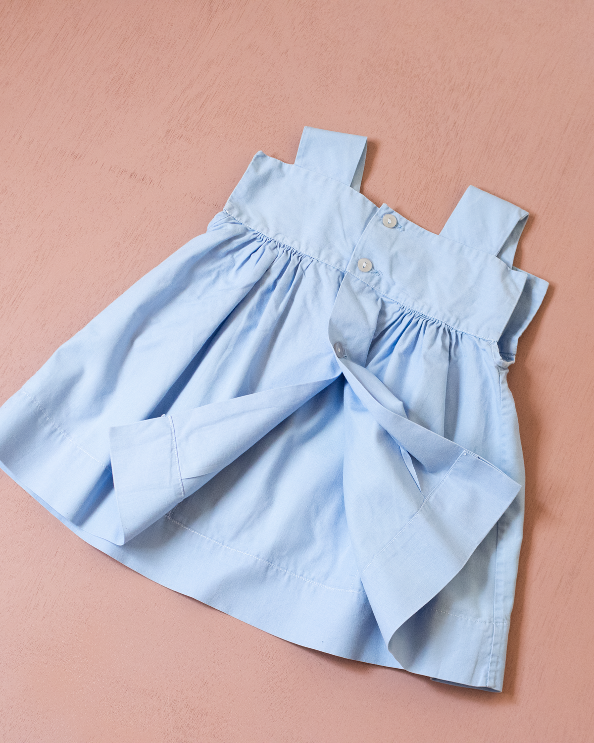 French Tunic from the Sixties with Embroidered Dogs | 12-18 Months