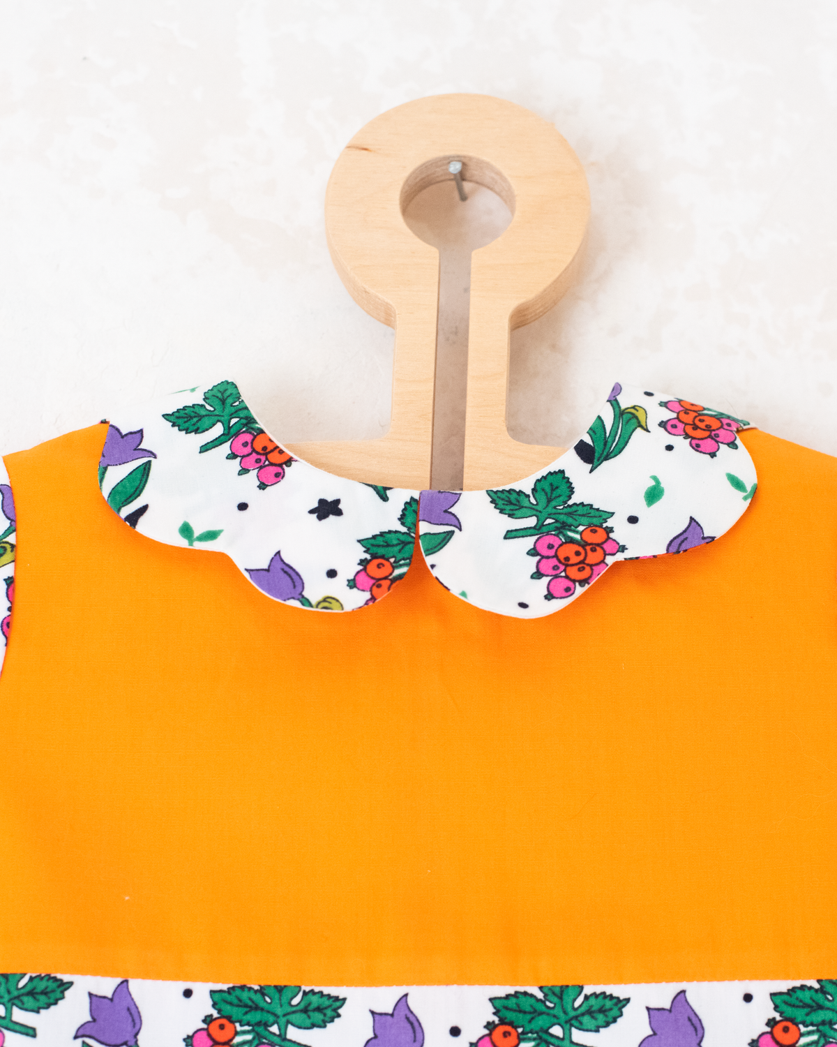 Orange dress with berries | 9-12 months