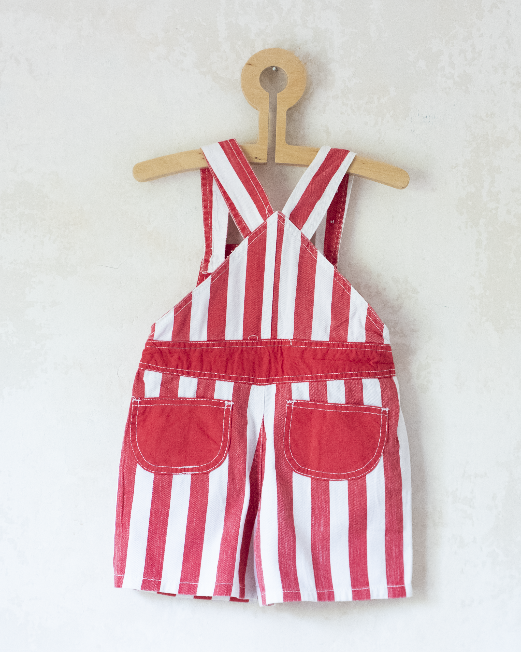 אוברול עם פסים מהאייטיז | 12-18 חודשים