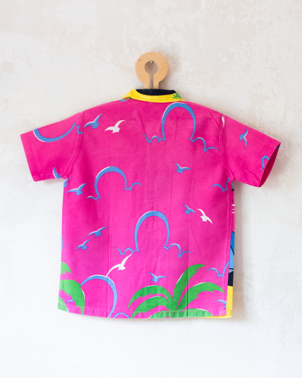 Colorful button-down shirt with sailboats | 5-6 years