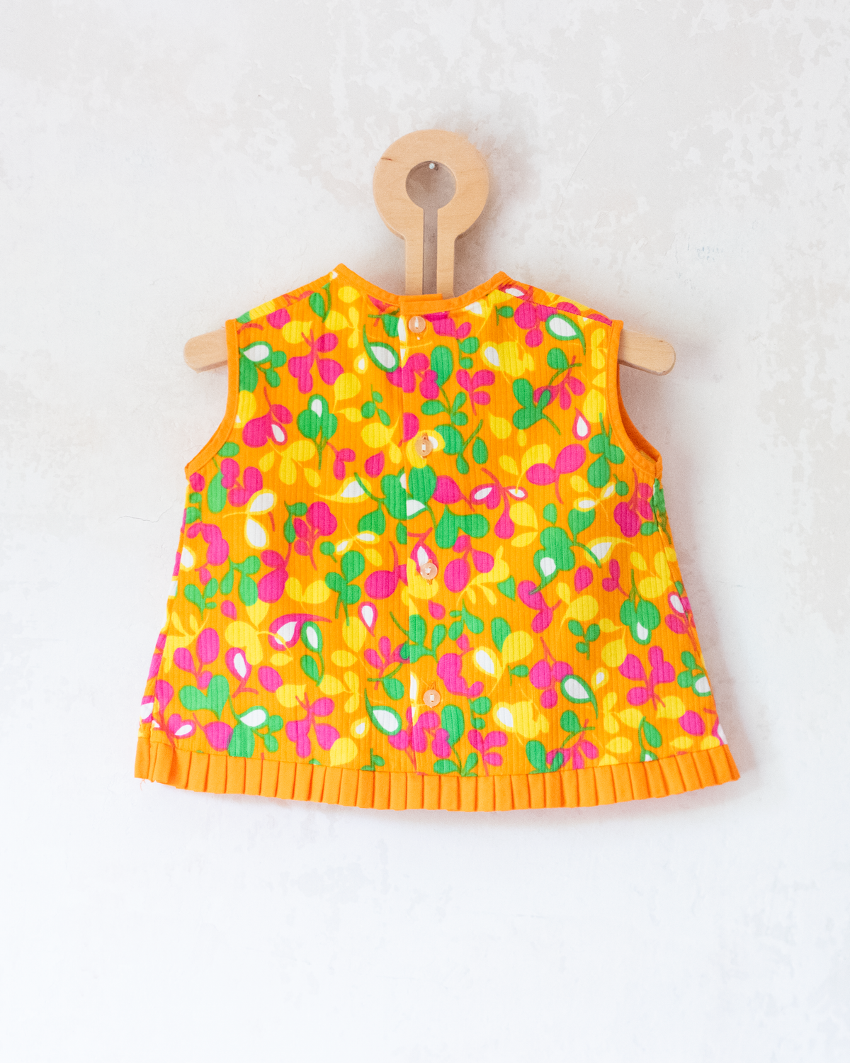 Colorful French Tunic from the Seventies | 6-9 Months