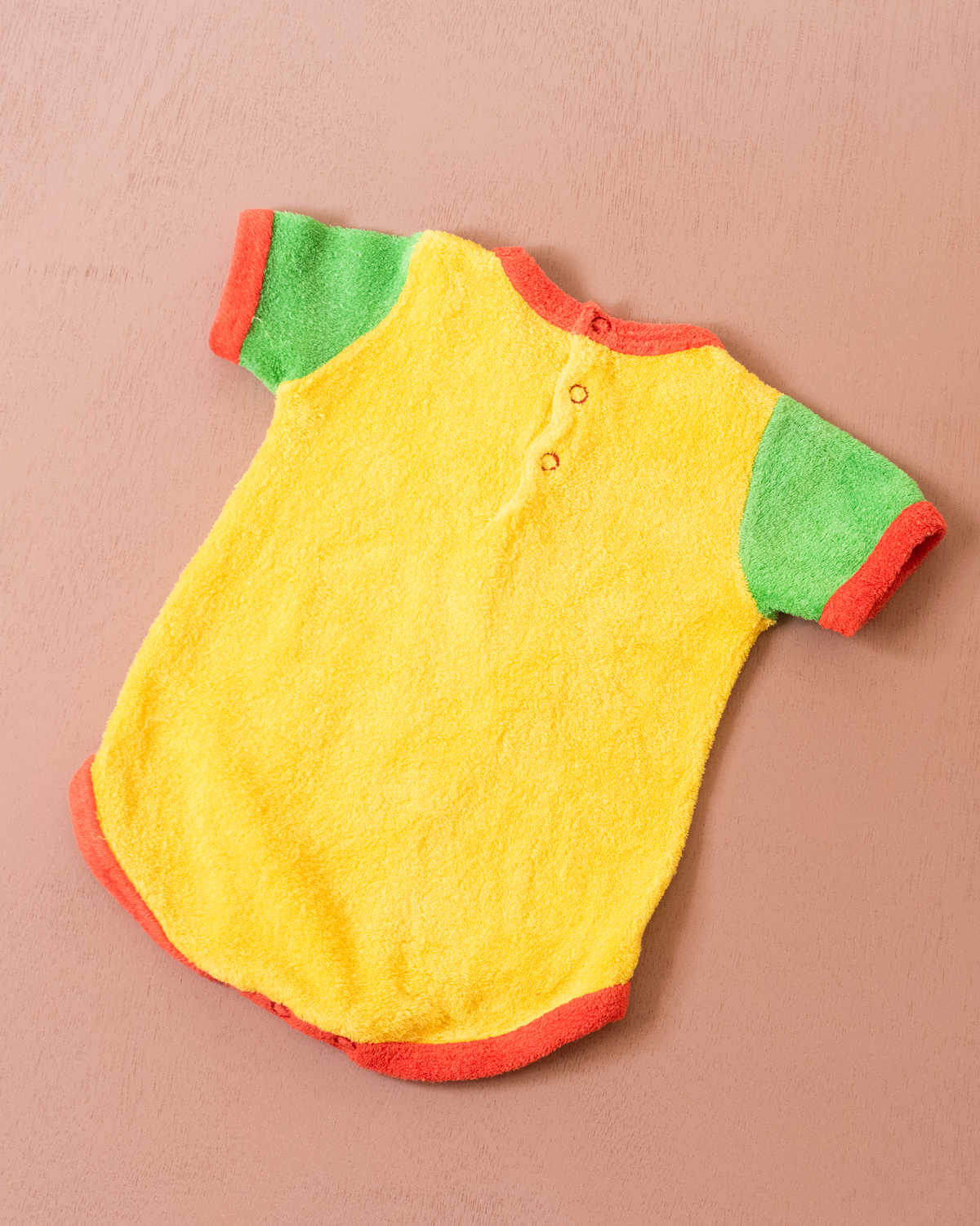 Colorful terry cloth bodysuit with a tree | 0-3 months