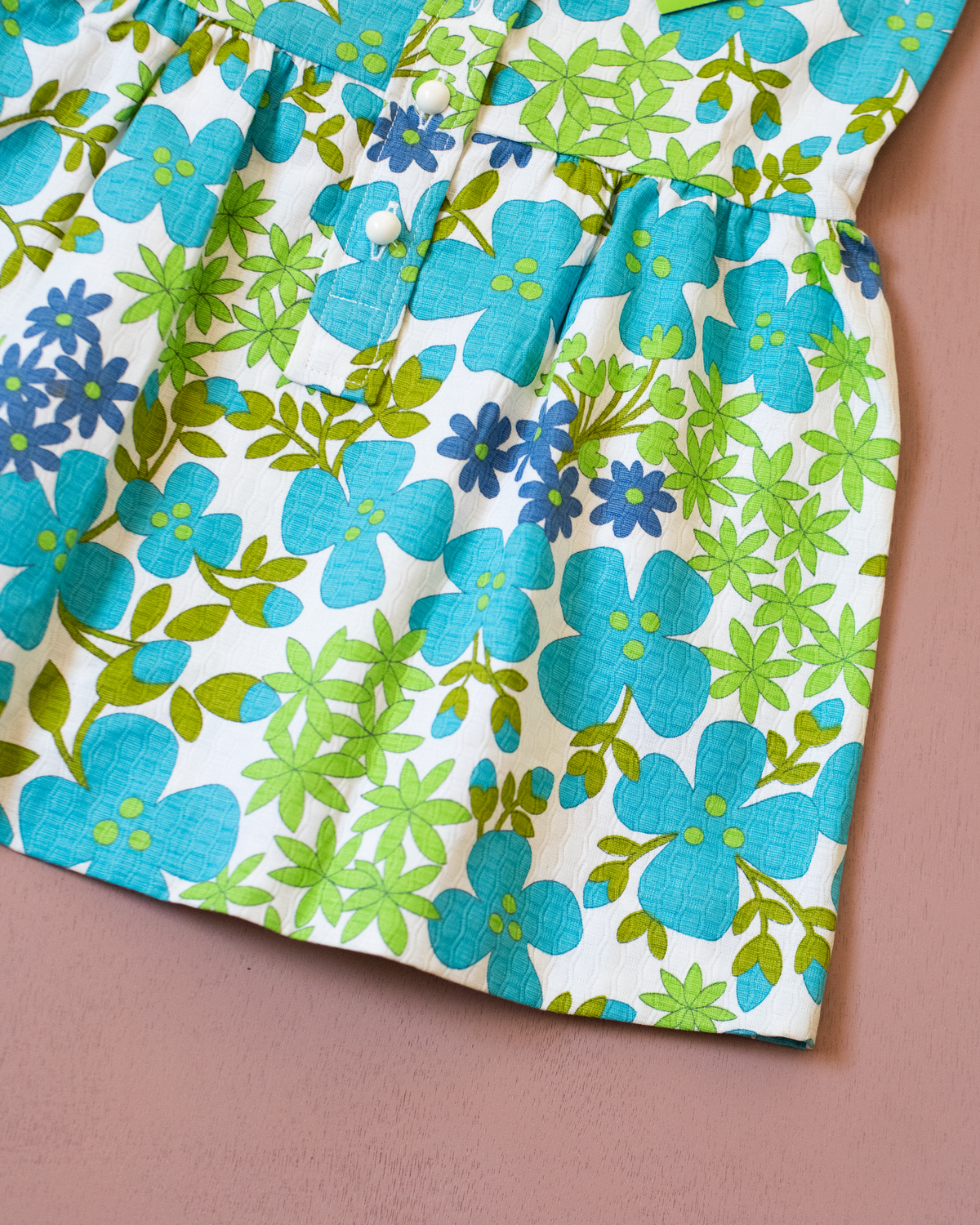 French floral dress | Deadstock from the seventies | Ages 3-4