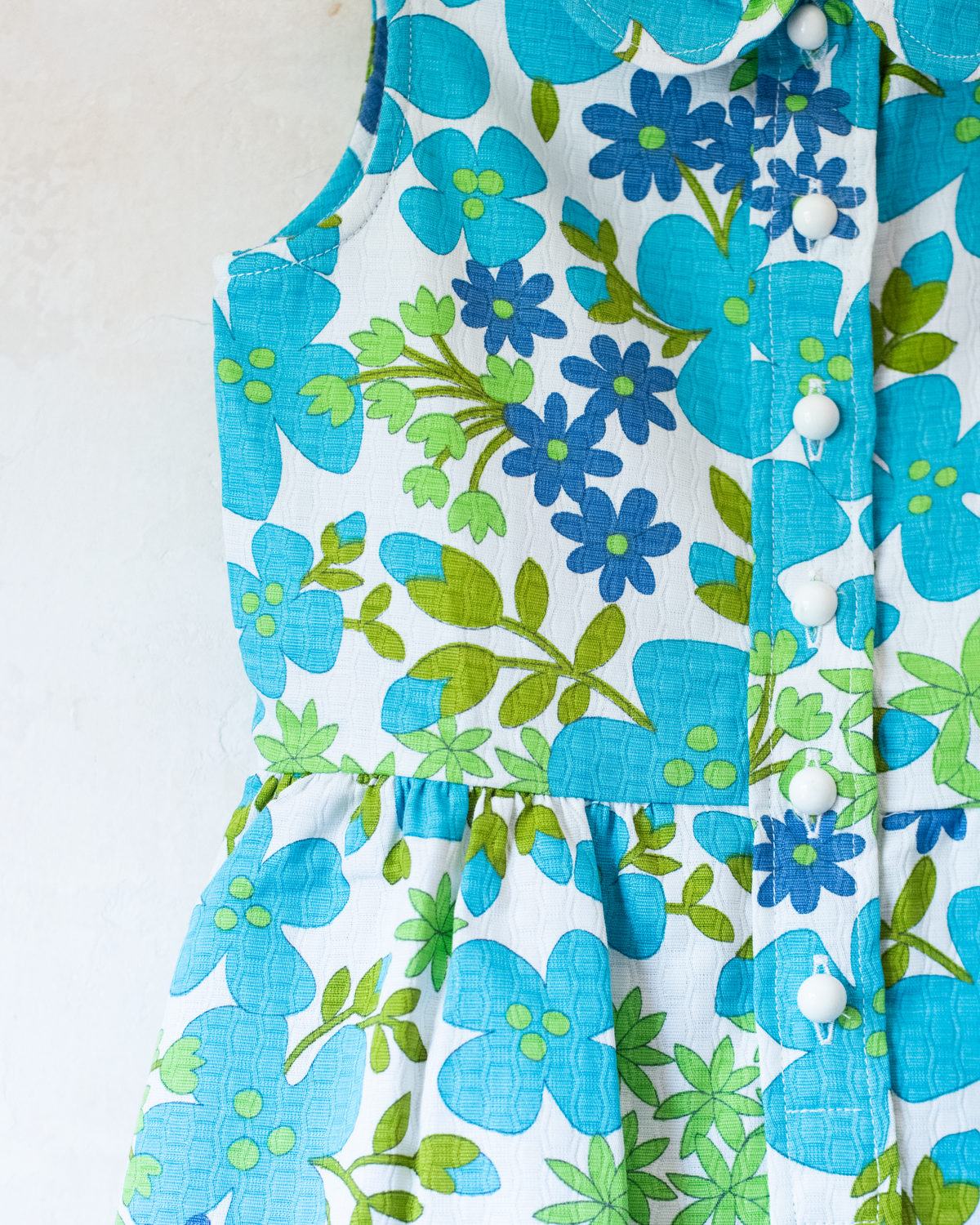 French floral dress | Deadstock from the seventies | Ages 3-4