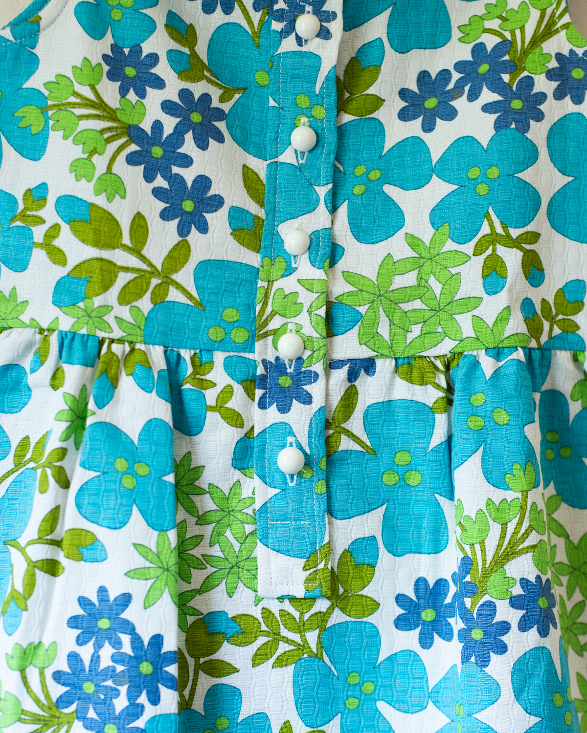 French floral dress | Deadstock from the seventies | Ages 3-4