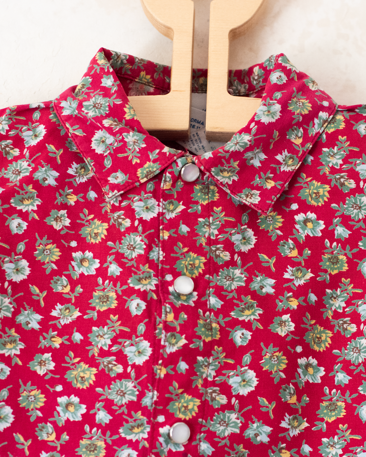 Red Floral Button-Down Shirt | 18-24 Months