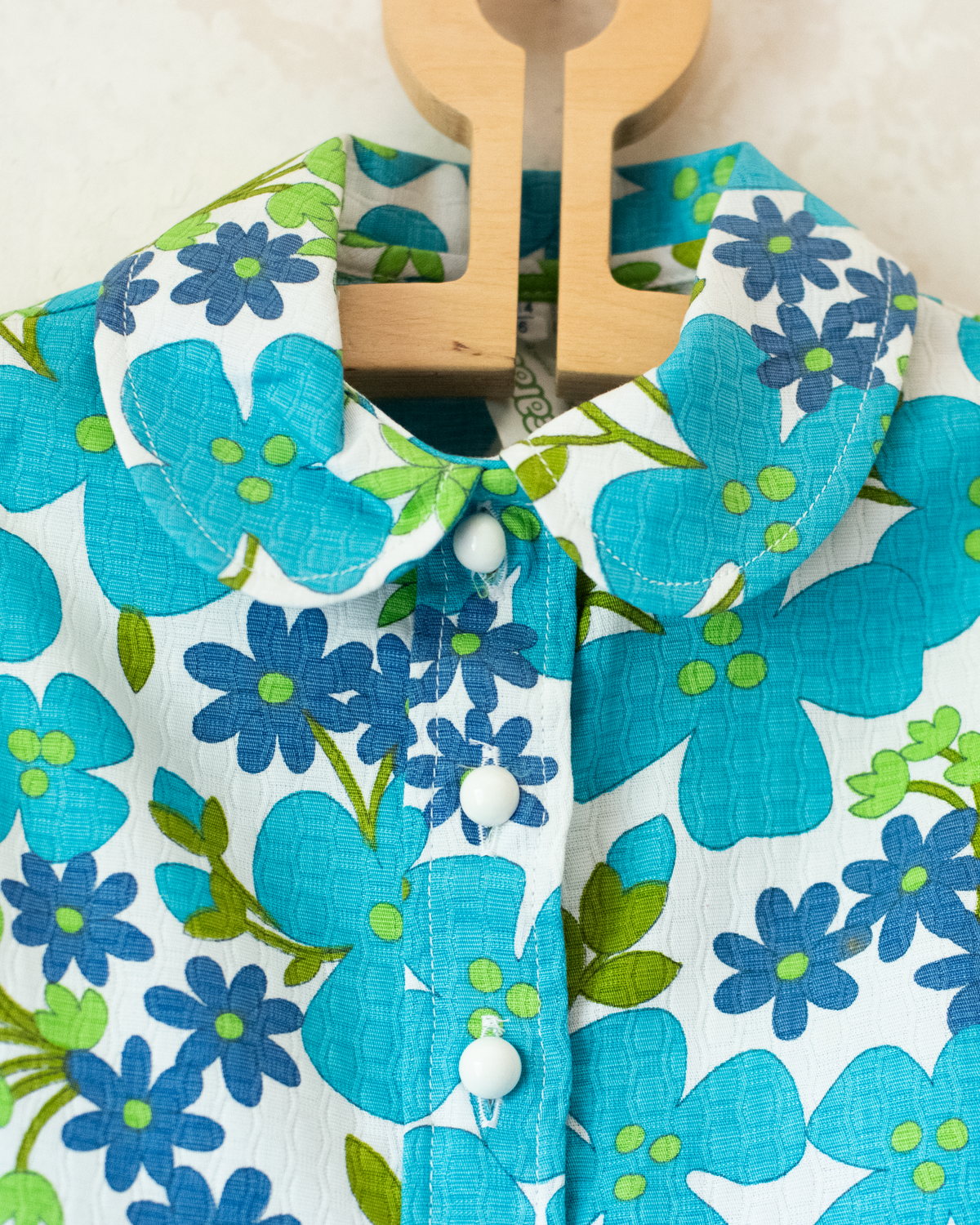 French floral dress | Deadstock from the seventies | Ages 3-4